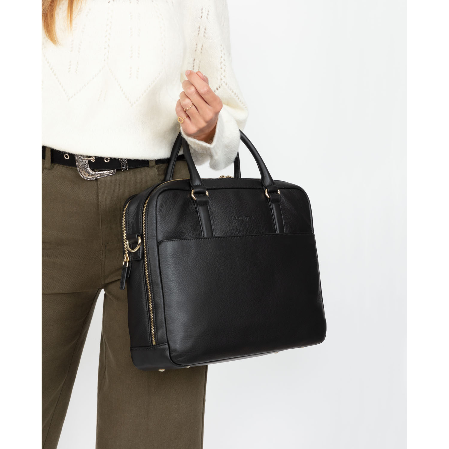 Sacs ordinateurs Mademoiselle Business femme noir Lancaster Sacs ordinateurs Mademoiselle Business femme noir Noir