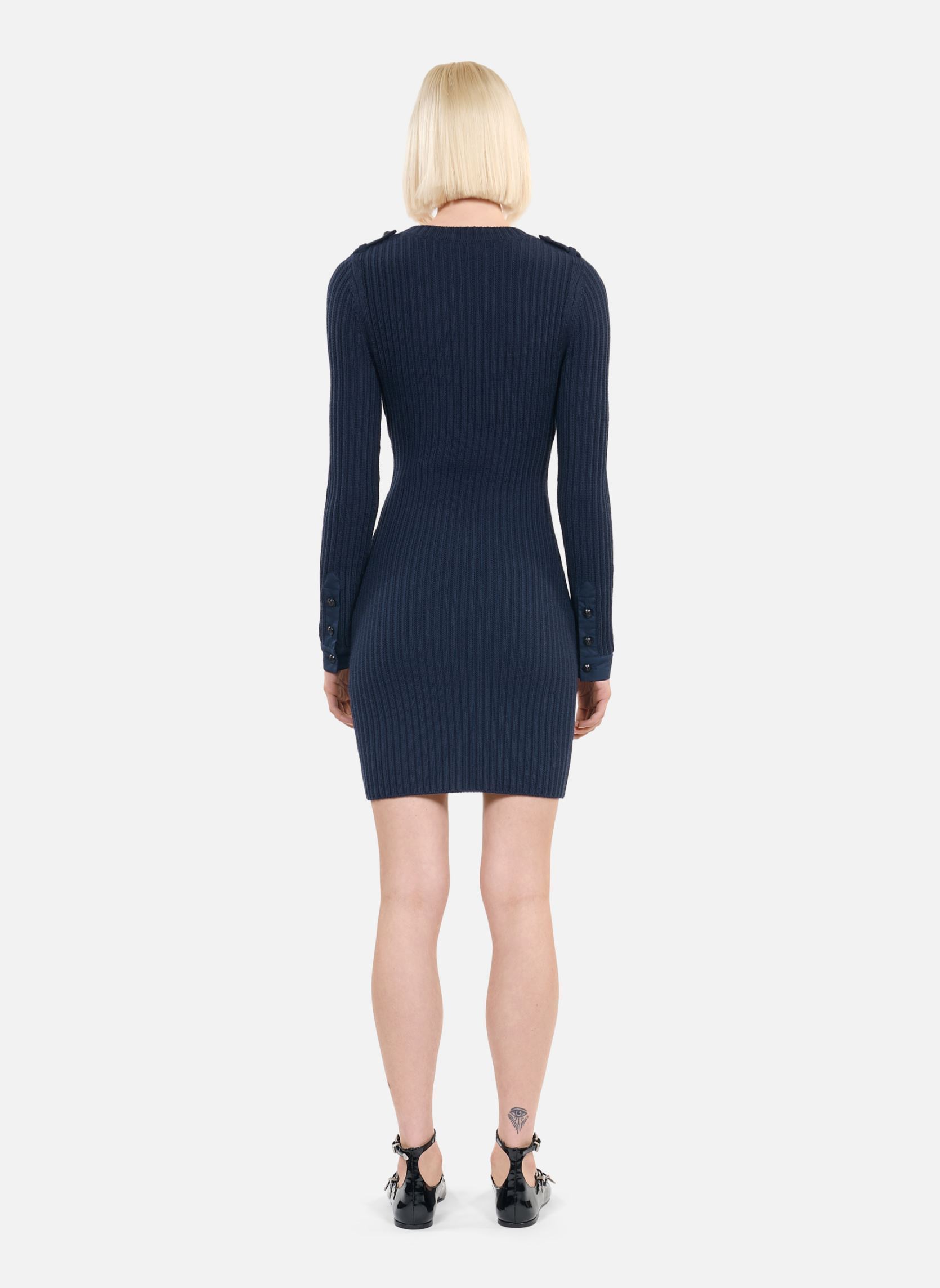 Vestidos FROB29060K mujer azul The Kooples Vestidos FROB29060K mujer azul BLU02