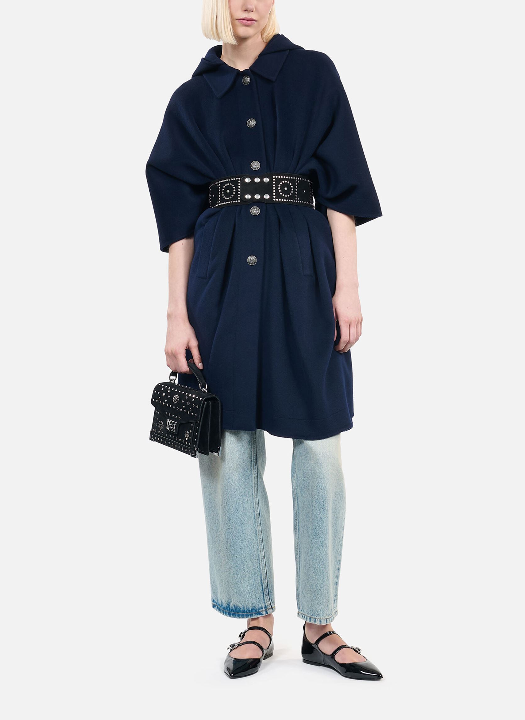 Mantels FMAN29020K dames blauw The Kooples Mantels FMAN29020K dames blauw Nav01