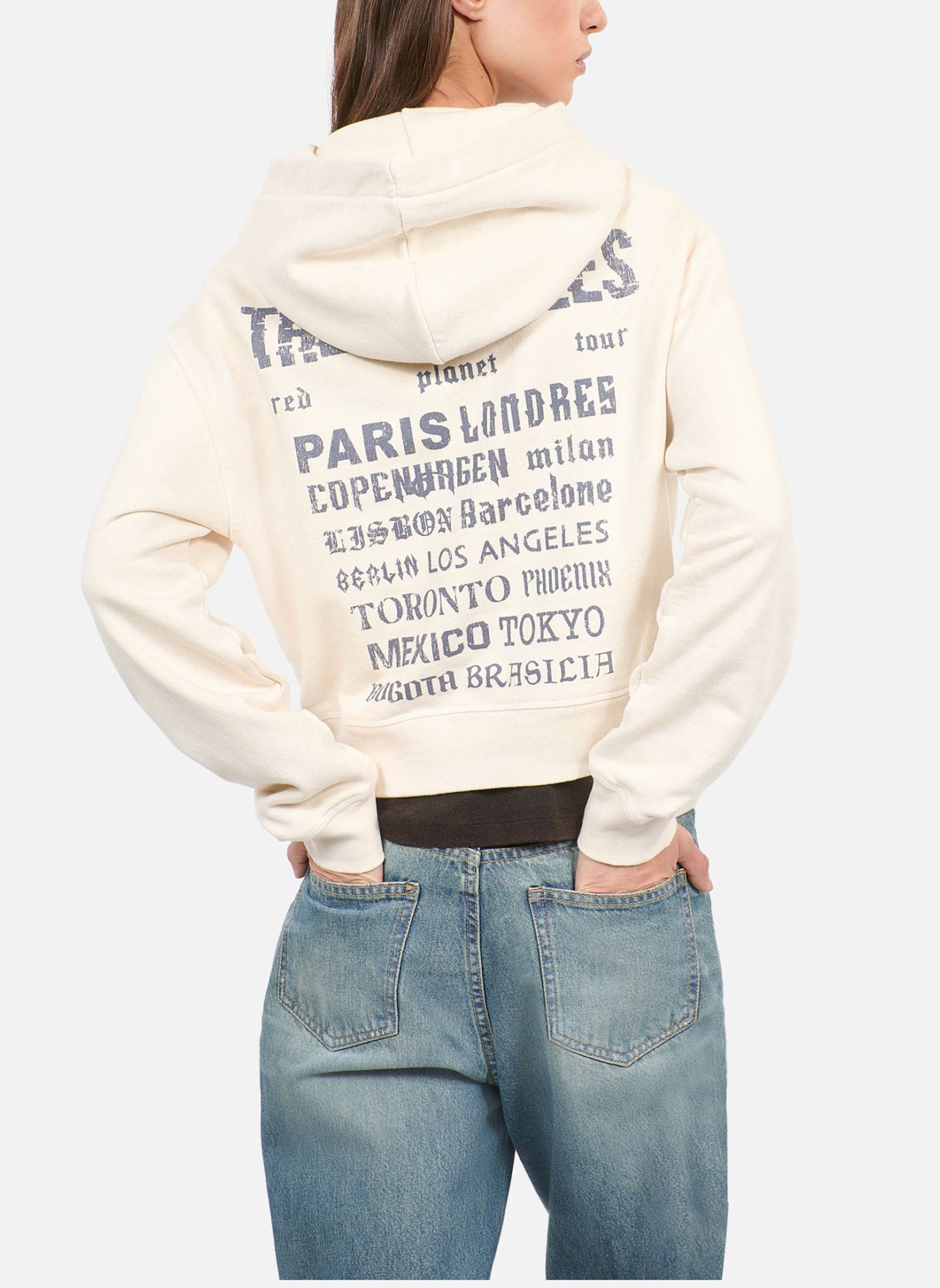 Sweatshirts FSWE29023K damen weiß The Kooples Sweatshirts FSWE29023K damen weiß ECR01
