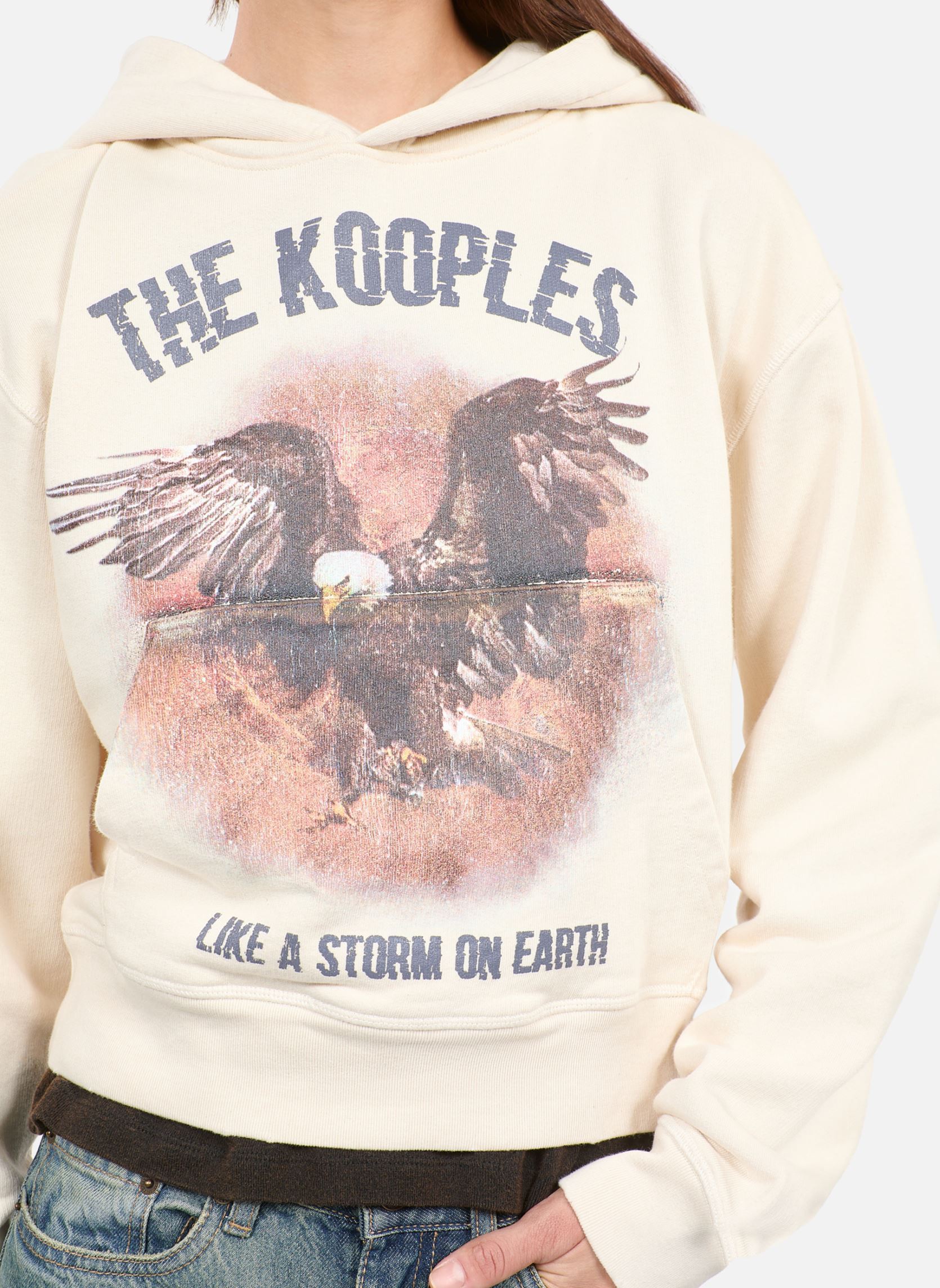 Sweatshirts FSWE29023K damen weiß The Kooples Sweatshirts FSWE29023K damen weiß ECR01