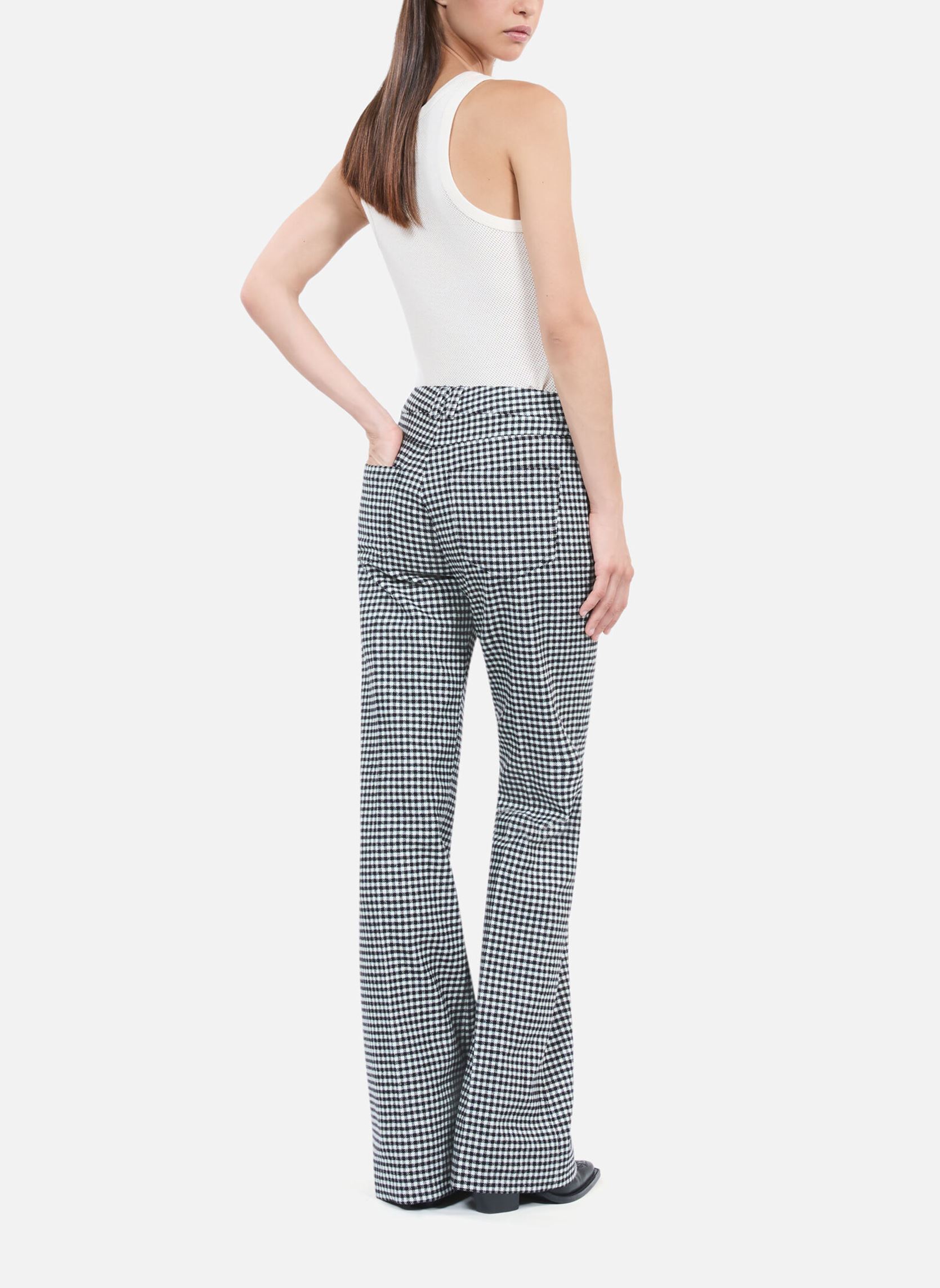 Pantalons droit FPAN29037K femme noir The Kooples Pantalons droit FPAN29037K femme noir BLA09