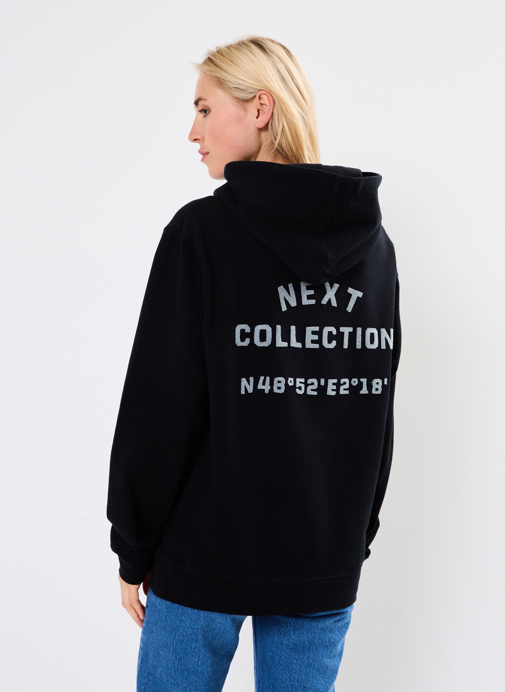 Sweats à capuche HSWE29009K femme noir The Kooples Sweats à capuche HSWE29009K femme noir BLA55