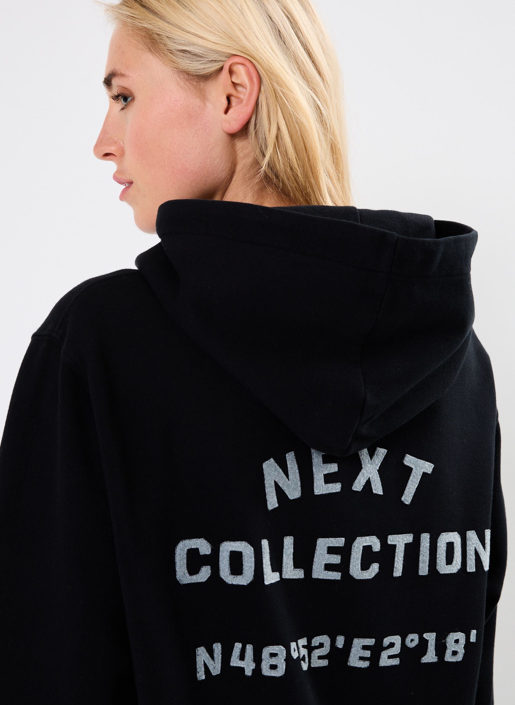 Sweats à capuche HSWE29009K femme noir The Kooples Sweats à capuche HSWE29009K femme noir BLA55