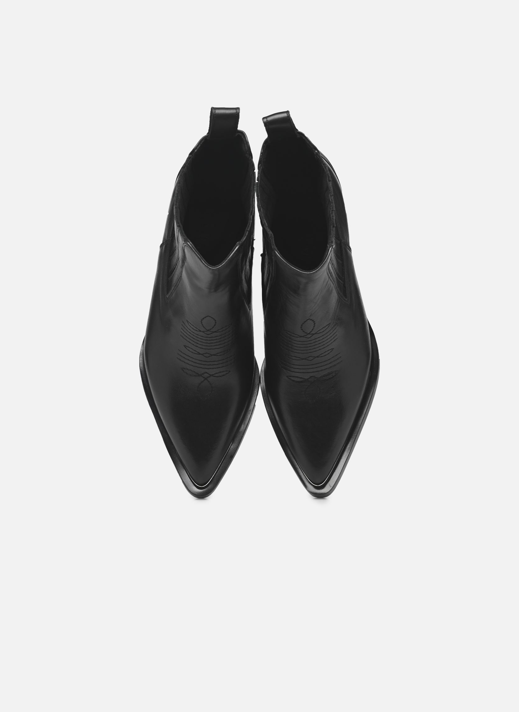 Sam Edelman Winona – Stivaletto Donna Con Tacco In Pelle, Dettagli Western E Punta Affusolata - 2