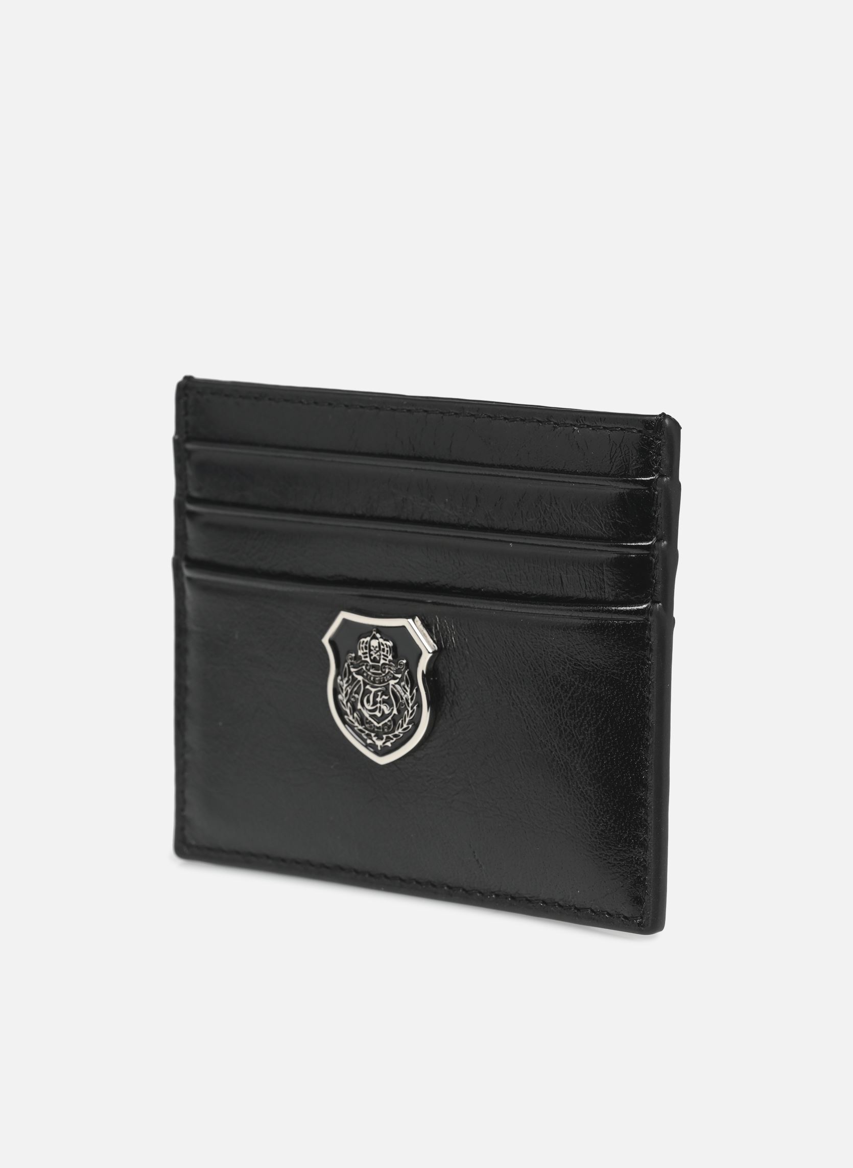 Porte-cartes AMPM29002K femme noir The Kooples Porte-cartes AMPM29002K femme noir BLA01