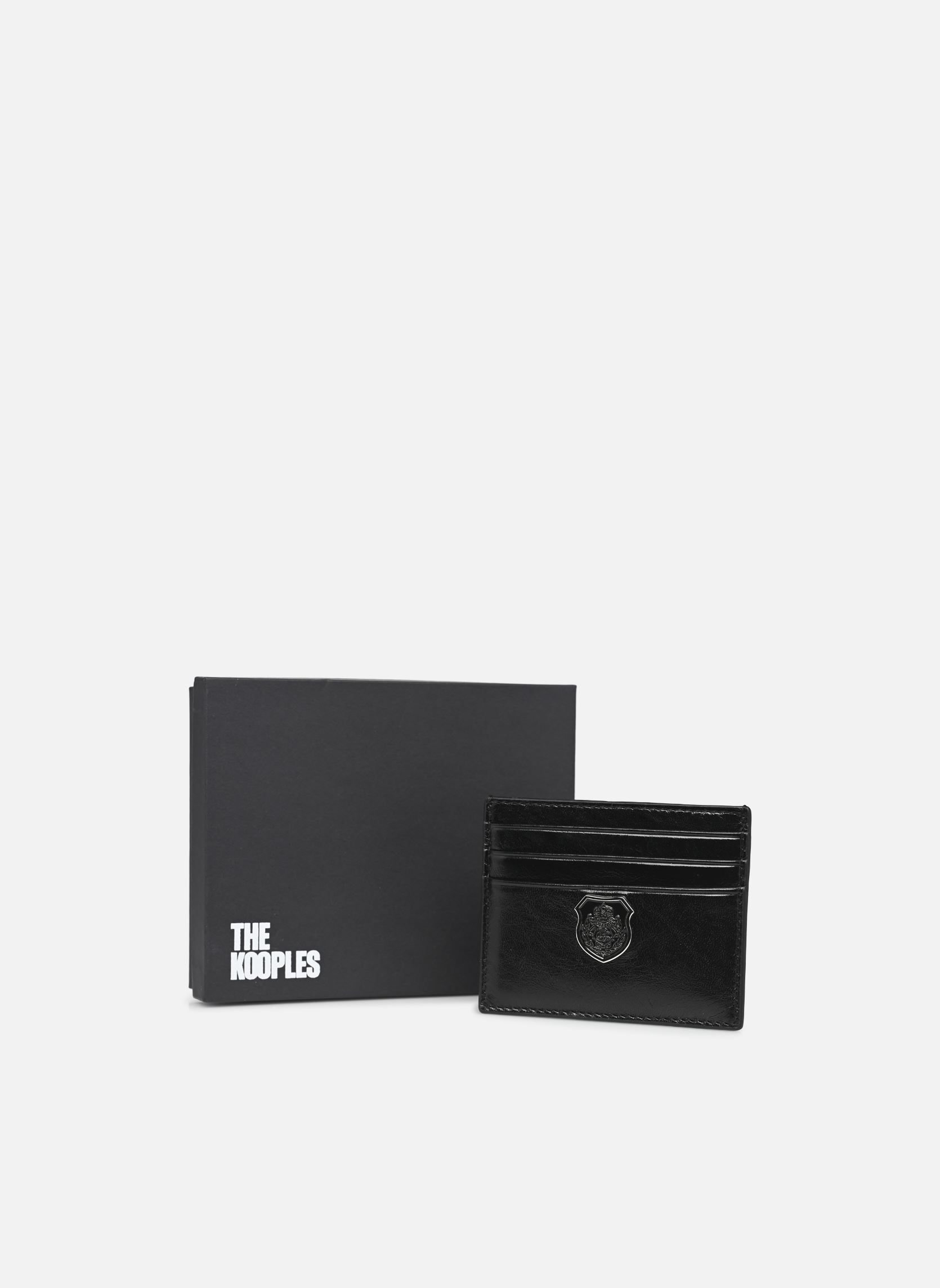 Porte-cartes AMPM29002K femme noir The Kooples Porte-cartes AMPM29002K femme noir BLA01