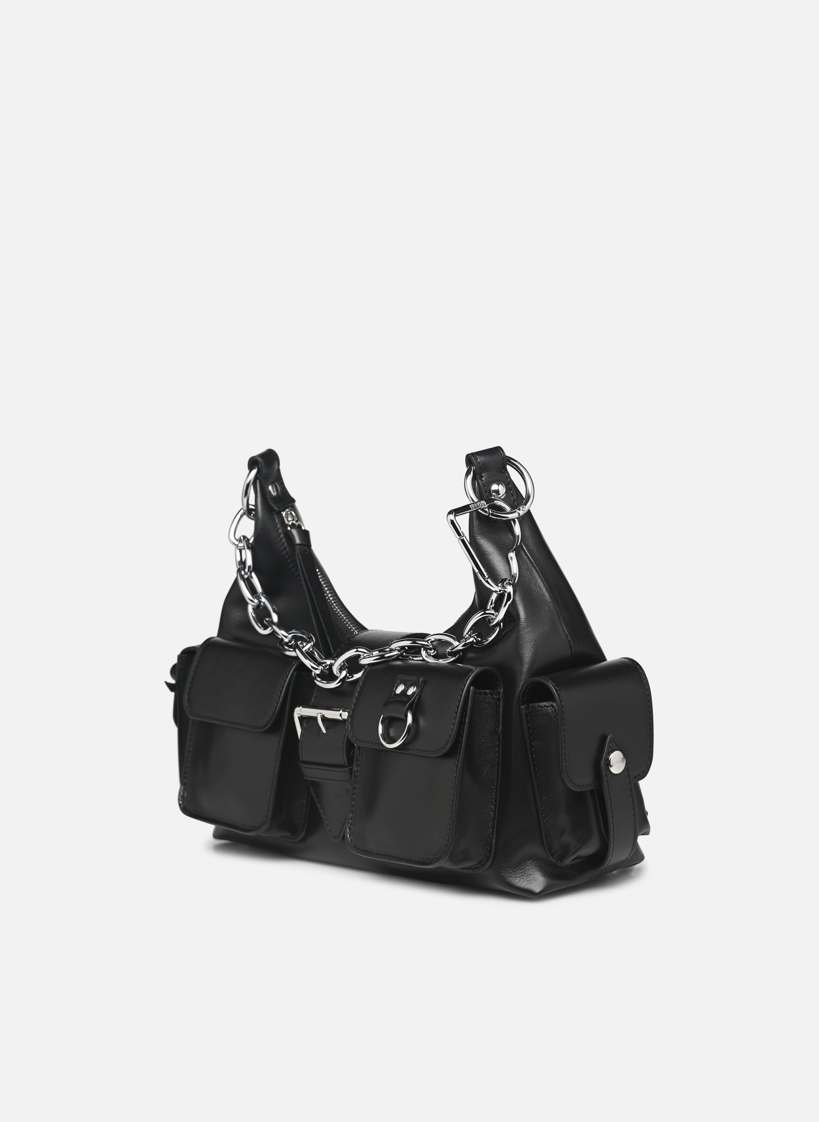 Sacs bandoulière AFSAMELIA02 femme noir The Kooples Sacs bandoulière AFSAMELIA02 femme noir BLA01