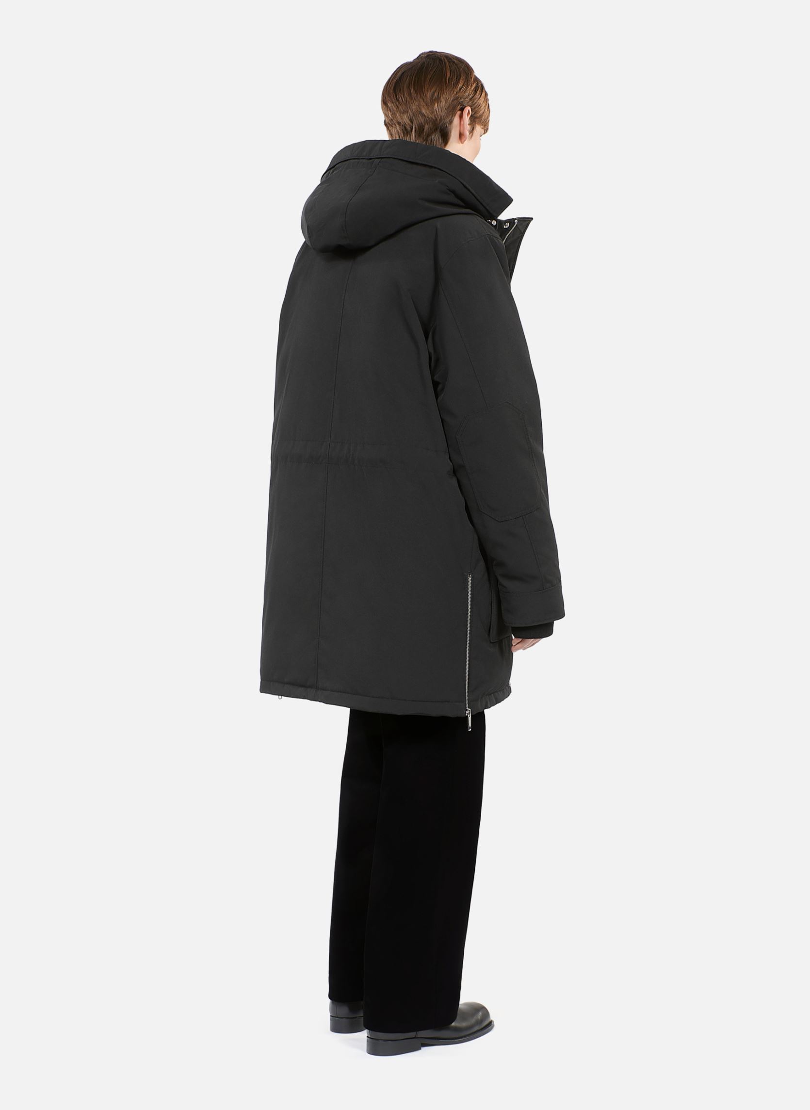 Parkas HPAR29001K homme noir The Kooples Parkas HPAR29001K homme noir BLA01