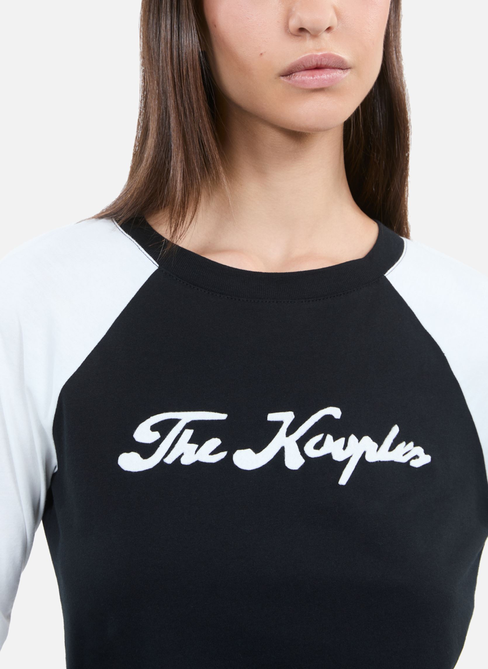 Tee-shirts manches longues FTSL29011K femme noir The Kooples Tee-shirts manches longues FTSL29011K femme noir BLA01