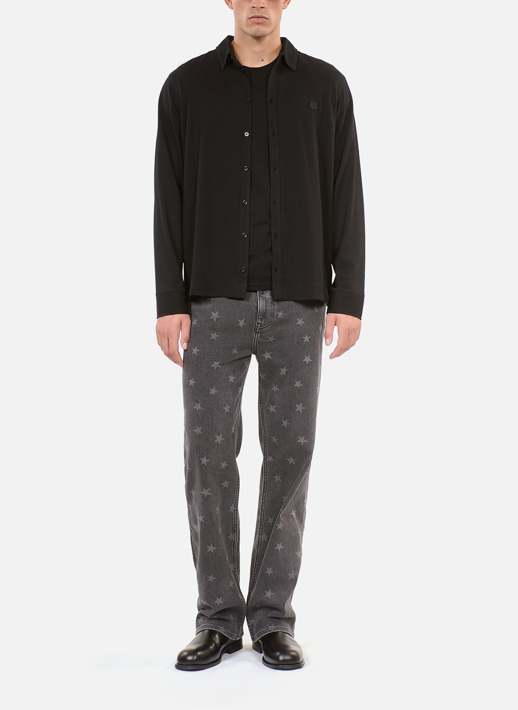 Tee-shirts manches longues HTSL29032K homme noir The Kooples Tee-shirts manches longues HTSL29032K homme noir BLA01