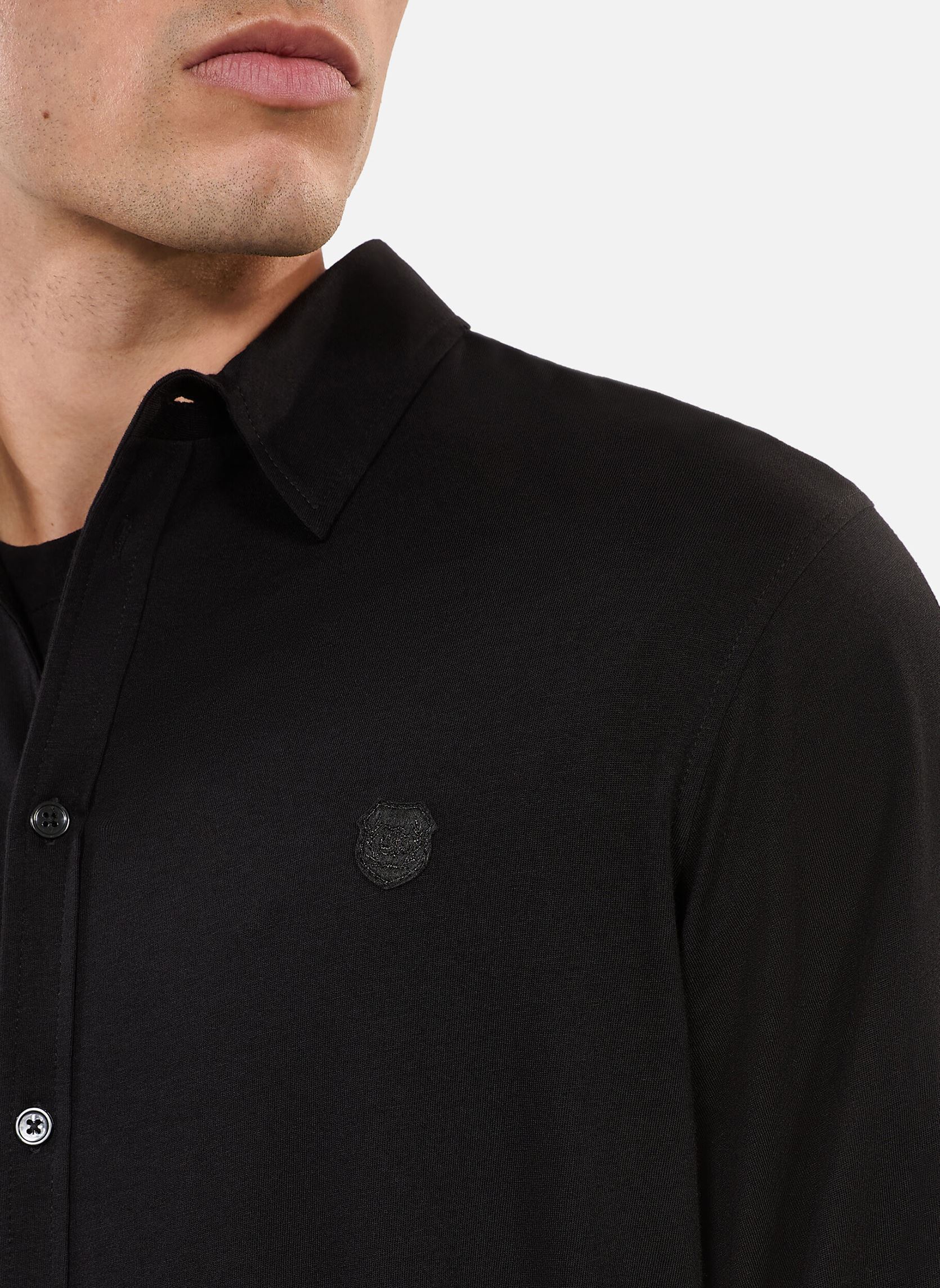 Tee-shirts manches longues HTSL29032K homme noir The Kooples Tee-shirts manches longues HTSL29032K homme noir BLA01