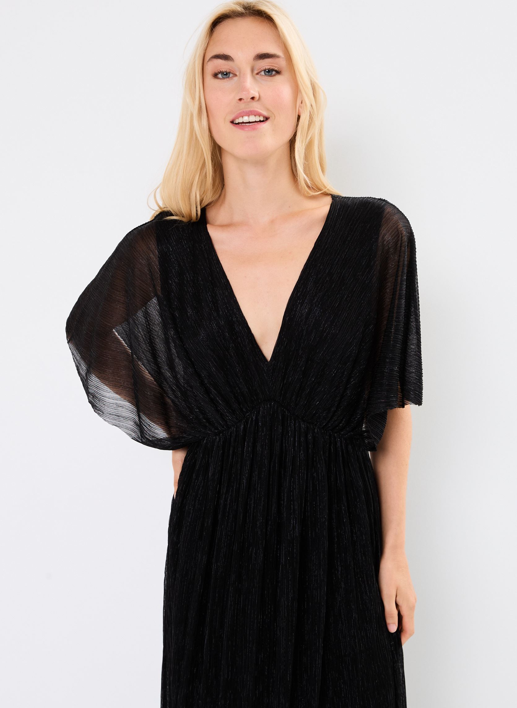 Vestidos FROB29131K mujer negro The Kooples Vestidos FROB29131K mujer negro BLA01