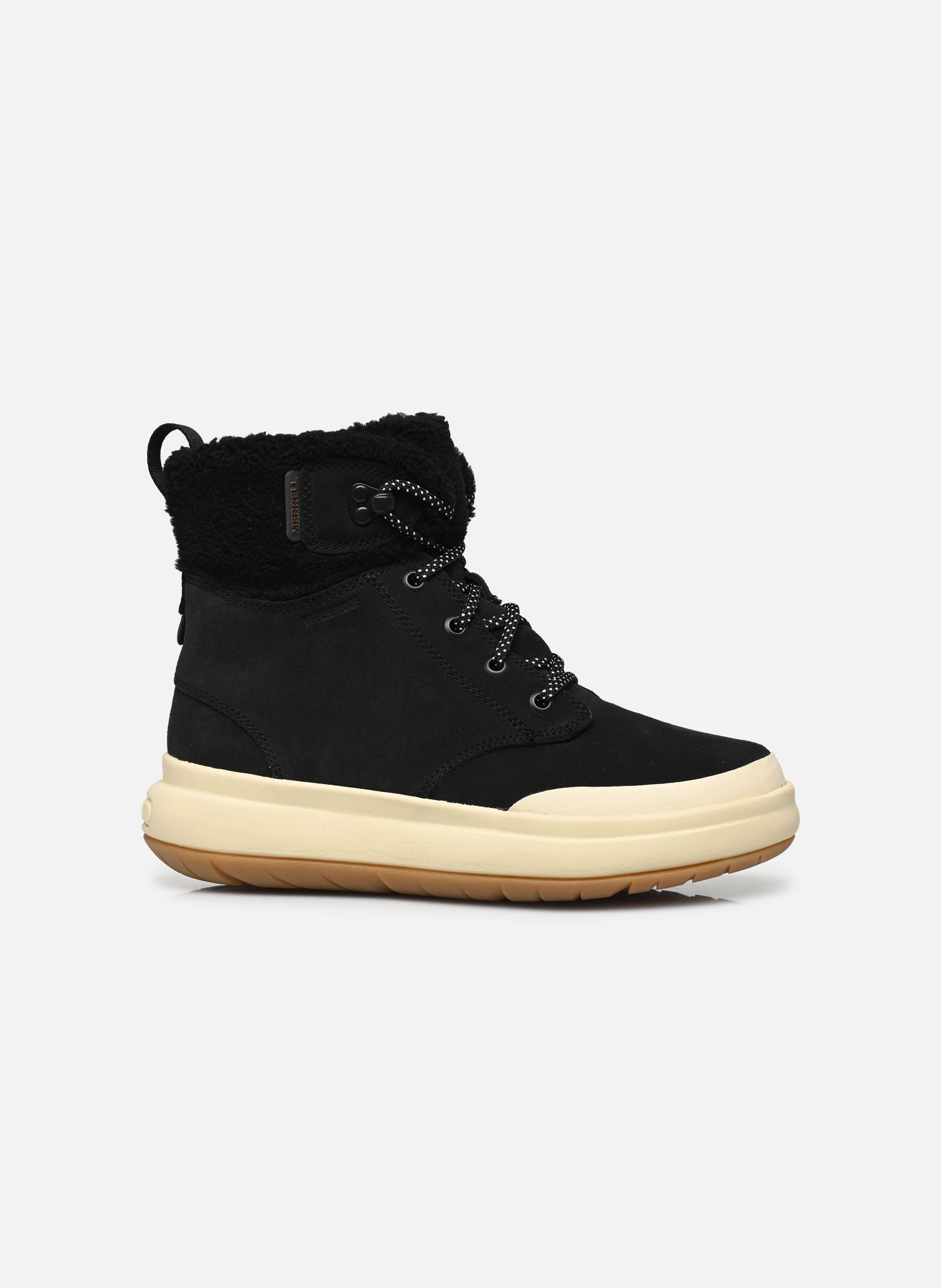 Stivaletti foderati MARQUETTE THERMO LACE WP donna nero Merrell Stivaletti foderati MARQUETTE THERMO LACE WP donna nero Black