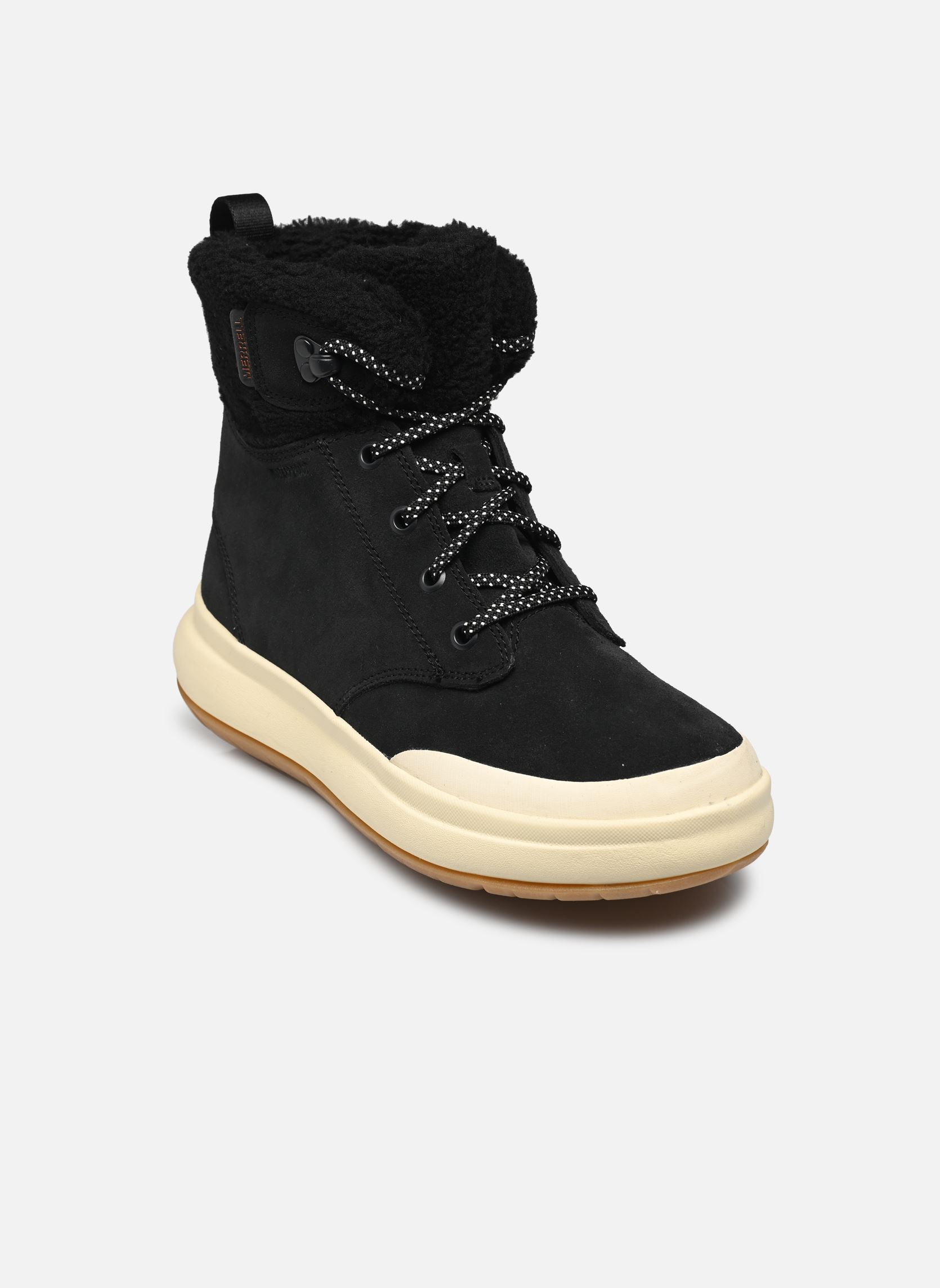 Stivaletti foderati MARQUETTE THERMO LACE WP donna nero Merrell Stivaletti foderati MARQUETTE THERMO LACE WP donna nero Black