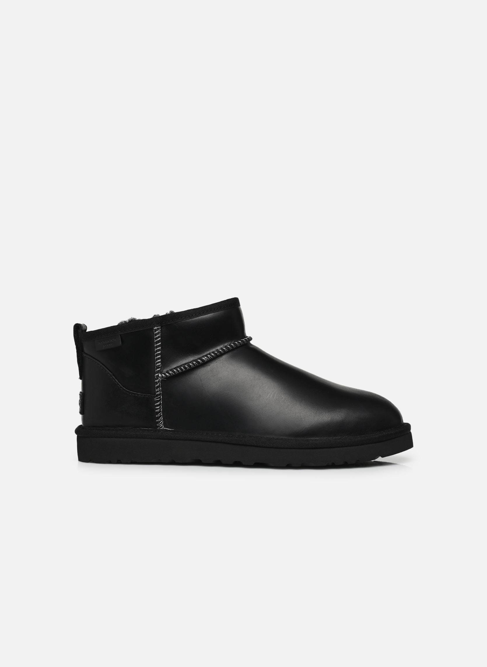 Gevoerde laarzen M CLASSIC ULTRA MINI LTHR REGEN heren zwart UGG Gevoerde laarzen M CLASSIC ULTRA MINI LTHR REGEN heren zwart BLACK