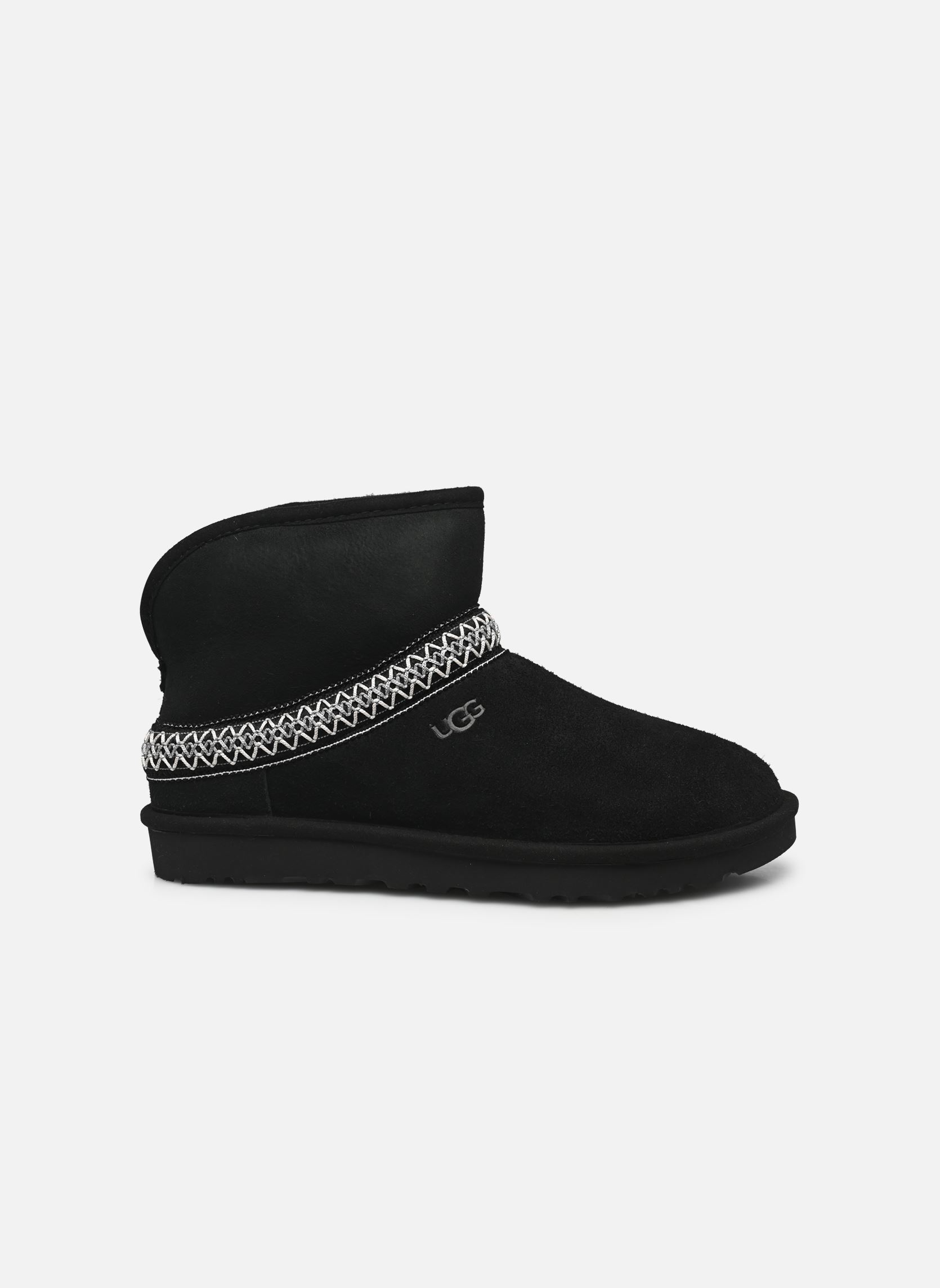 Bottines fourrées W CLASSIC MINI CRESCENT femme noir UGG Bottines fourrées W CLASSIC MINI CRESCENT femme noir BLACK