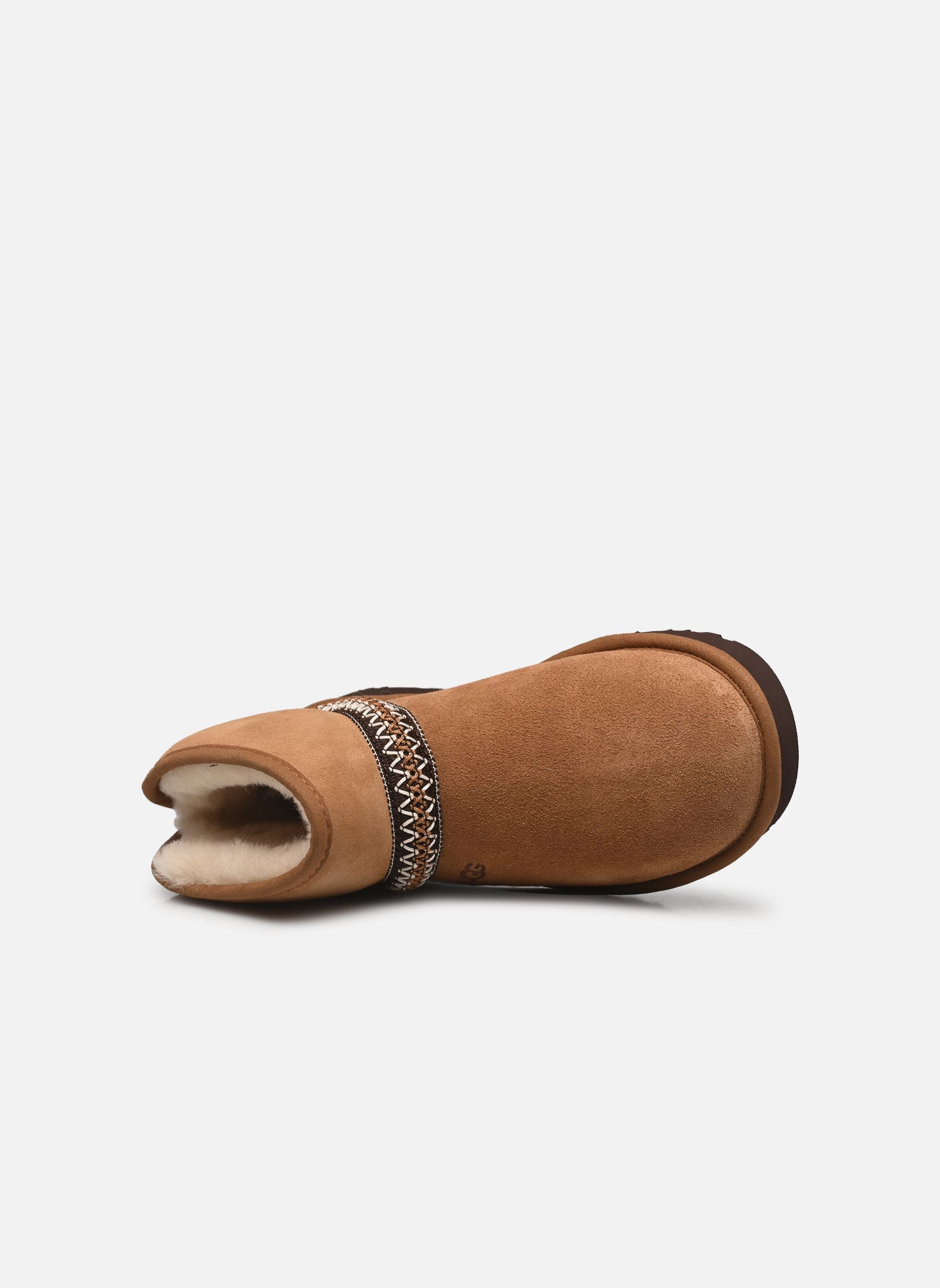 Bottines fourrées W CLASSIC MINI CRESCENT femme marron UGG Bottines fourrées W CLASSIC MINI CRESCENT femme marron CHESTNUT