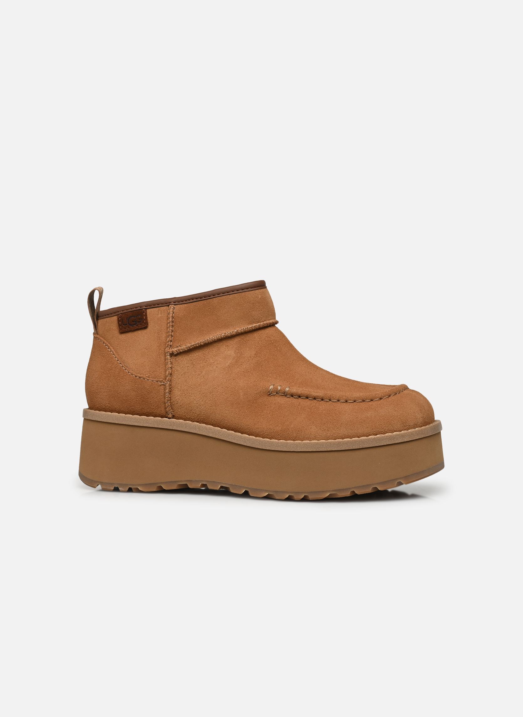 Bottines fourrées W CITYFUNC ULTRA MINI femme marron UGG Bottines fourrées W CITYFUNC ULTRA MINI femme marron CHESTNUT