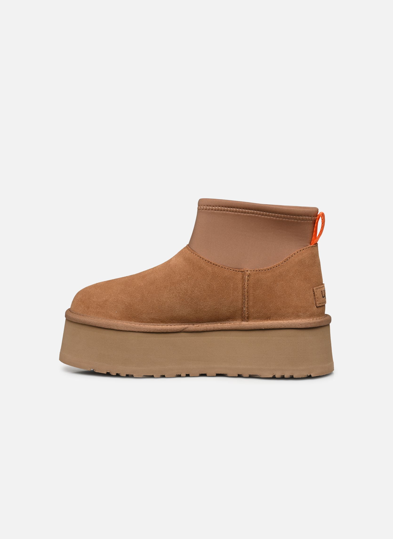 Bottines fourrées W Classic Mini Dipper femme marron UGG Bottines fourrées W Classic Mini Dipper femme marron CHESTNUT