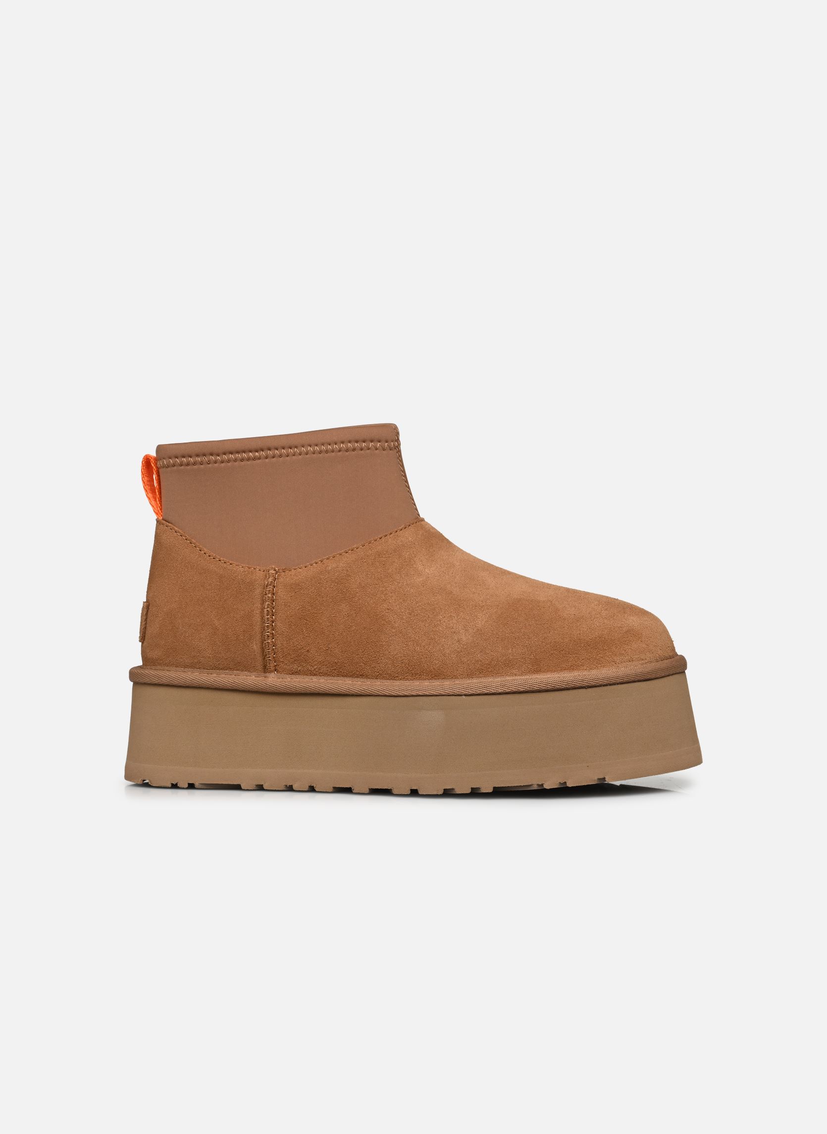 Bottines fourrées W Classic Mini Dipper femme marron UGG Bottines fourrées W Classic Mini Dipper femme marron CHESTNUT