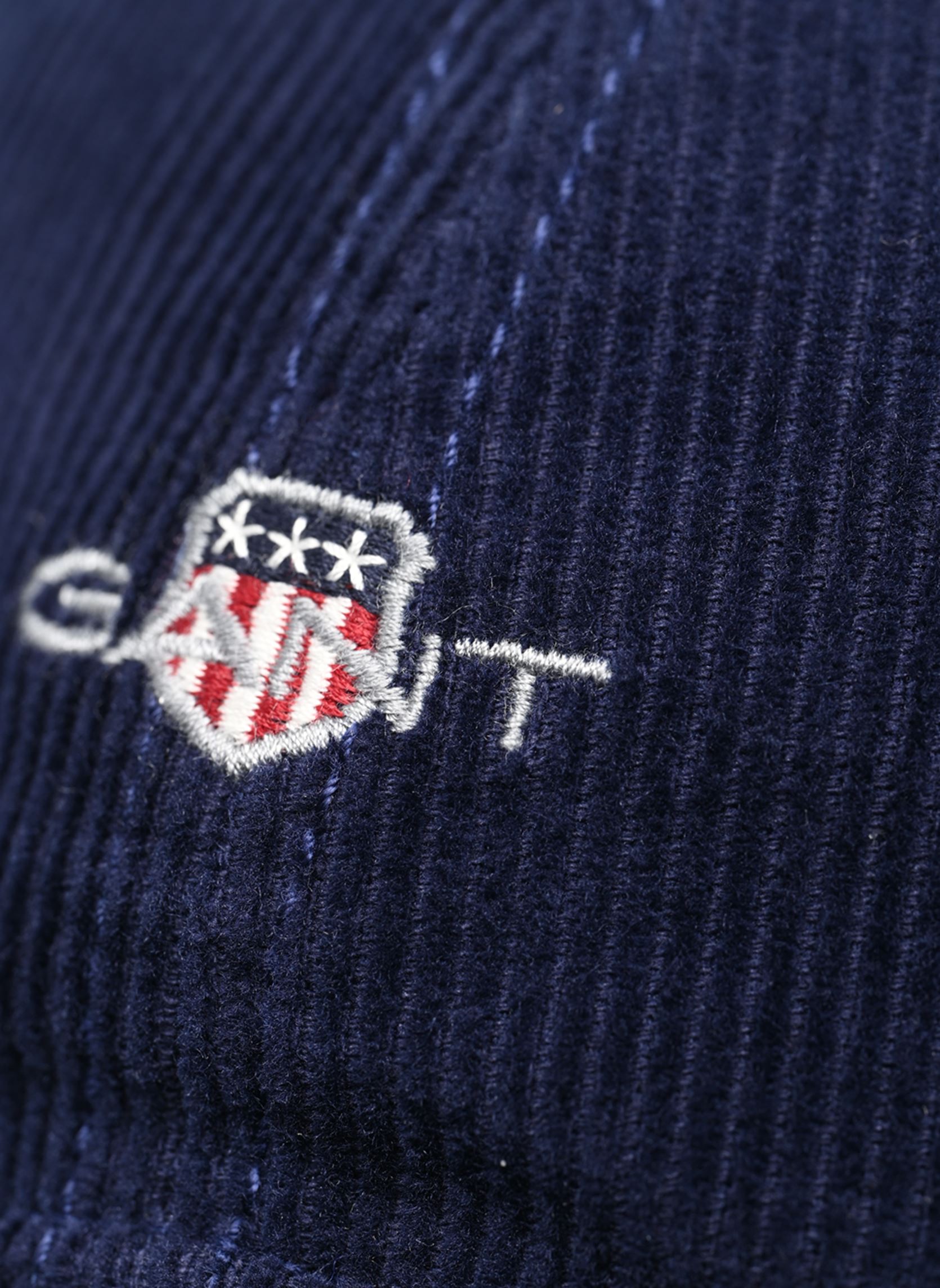 Casquettes Shield Cord Cap homme bleu GANT Casquettes Shield Cord Cap homme bleu Marine