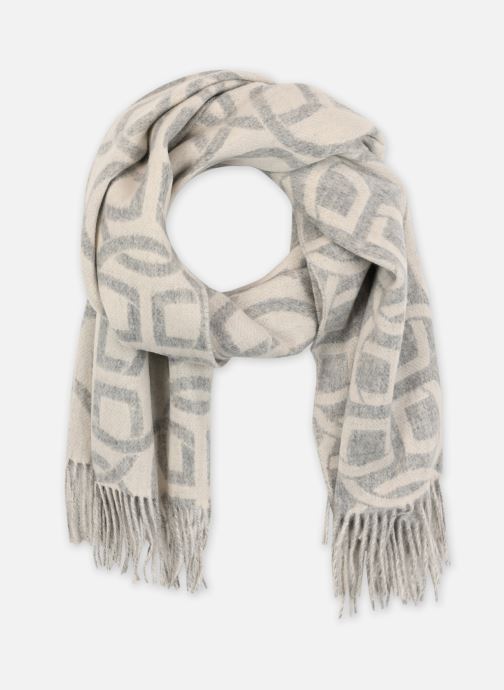 GANT Sjaals G Pattern Wool Scarf dames wit