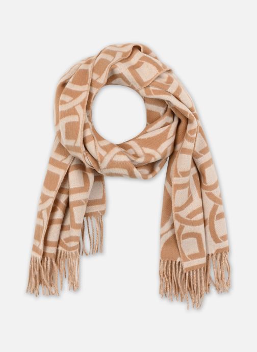 GANT Sjaals G Pattern Wool Scarf dames beige