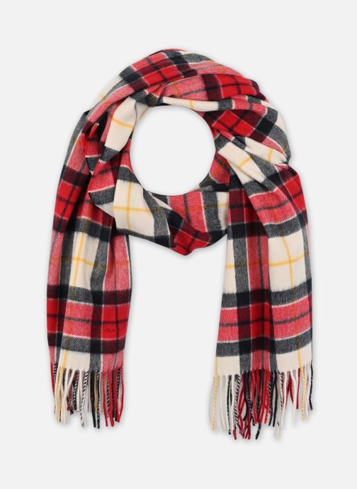 GANT Sjaals Checked Wool Scarf dames rood