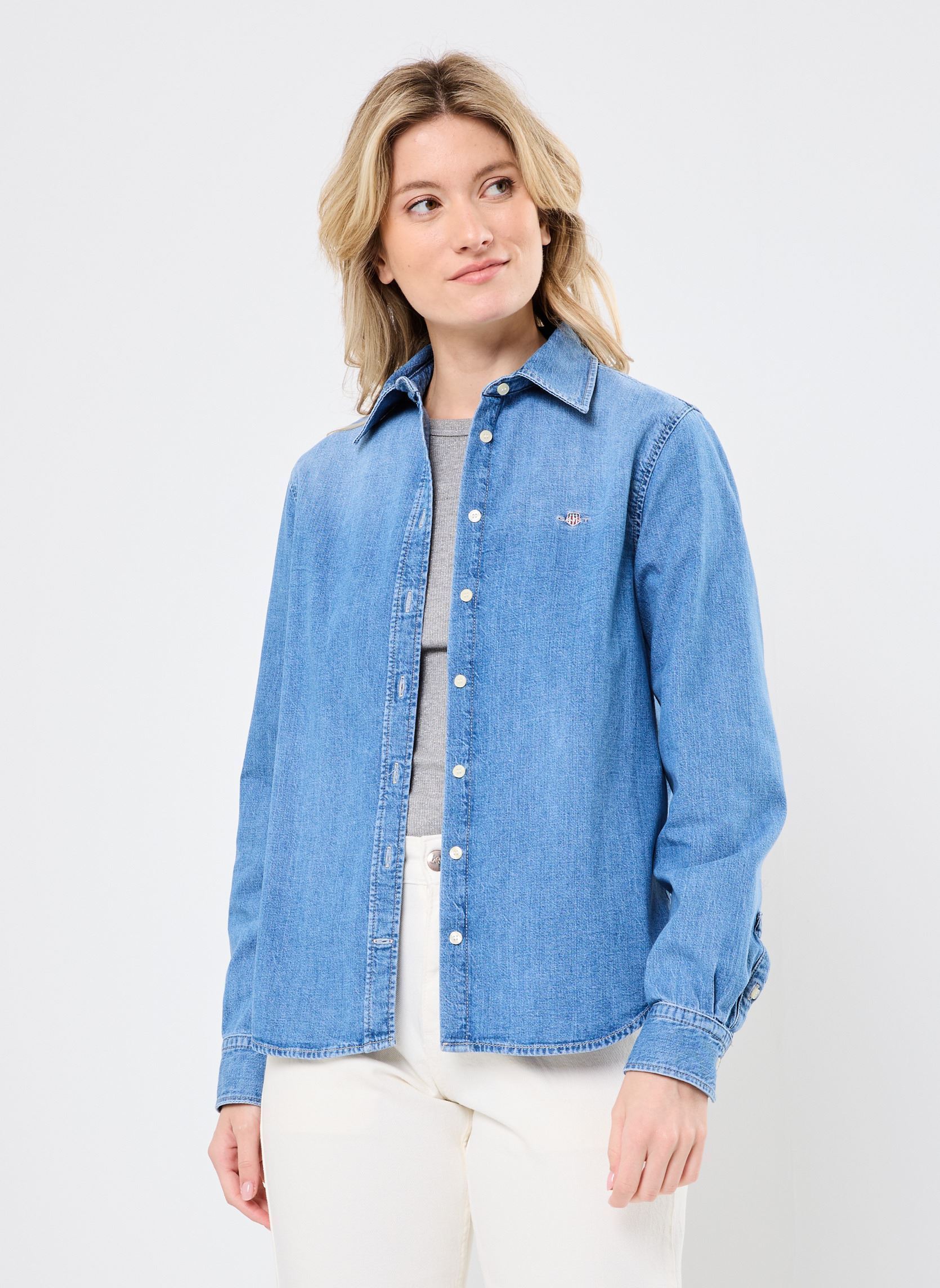 Vêtements GANT Reg Shirt pour Accessoires - vue 2