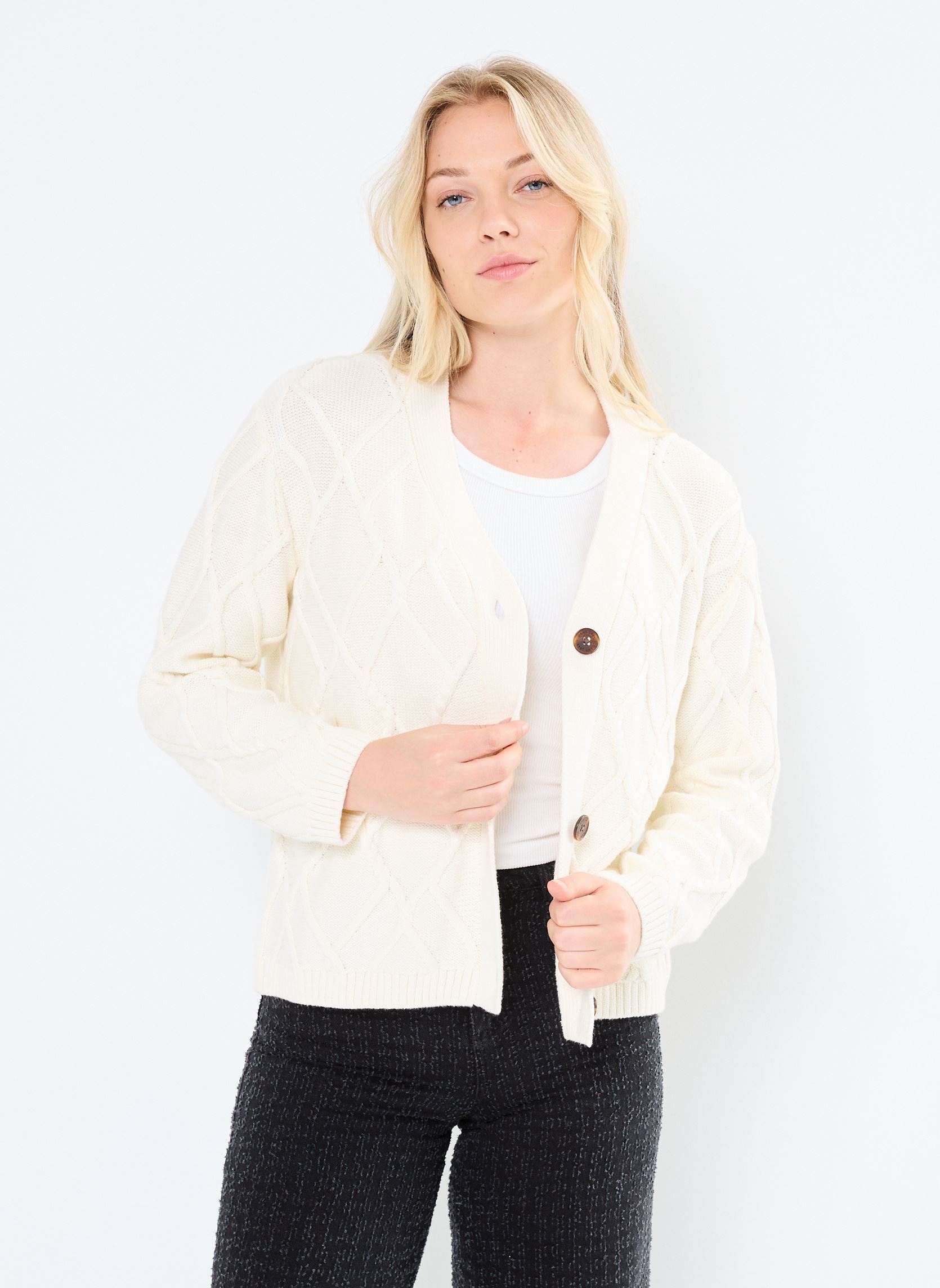 Vêtements GANT Textured Cardigan pour Accessoires