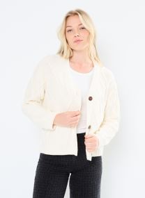 Vesten Textured Cardigan dames wit GANT Vesten Textured Cardigan dames wit CREME