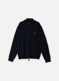 Vesten Superfine Lambswool Zip Cardigan heren marine