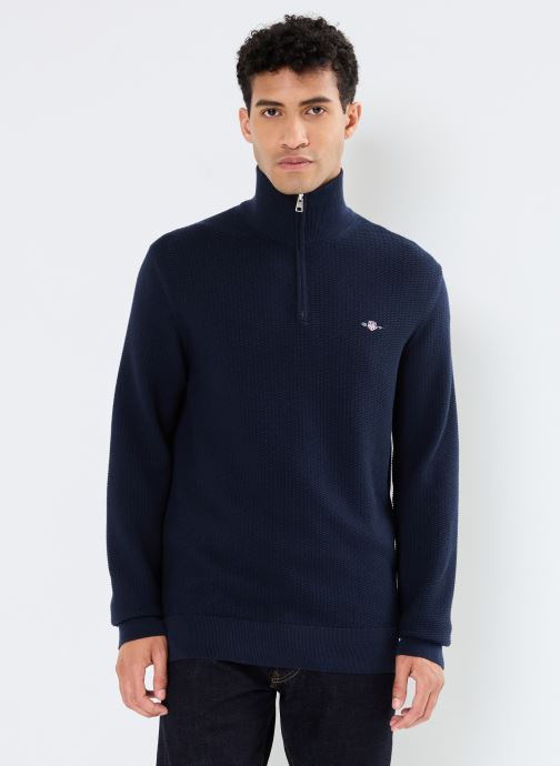 Vêtements Cotton Micro Textured Half Zip pour Accessoires - GANT - Modalova