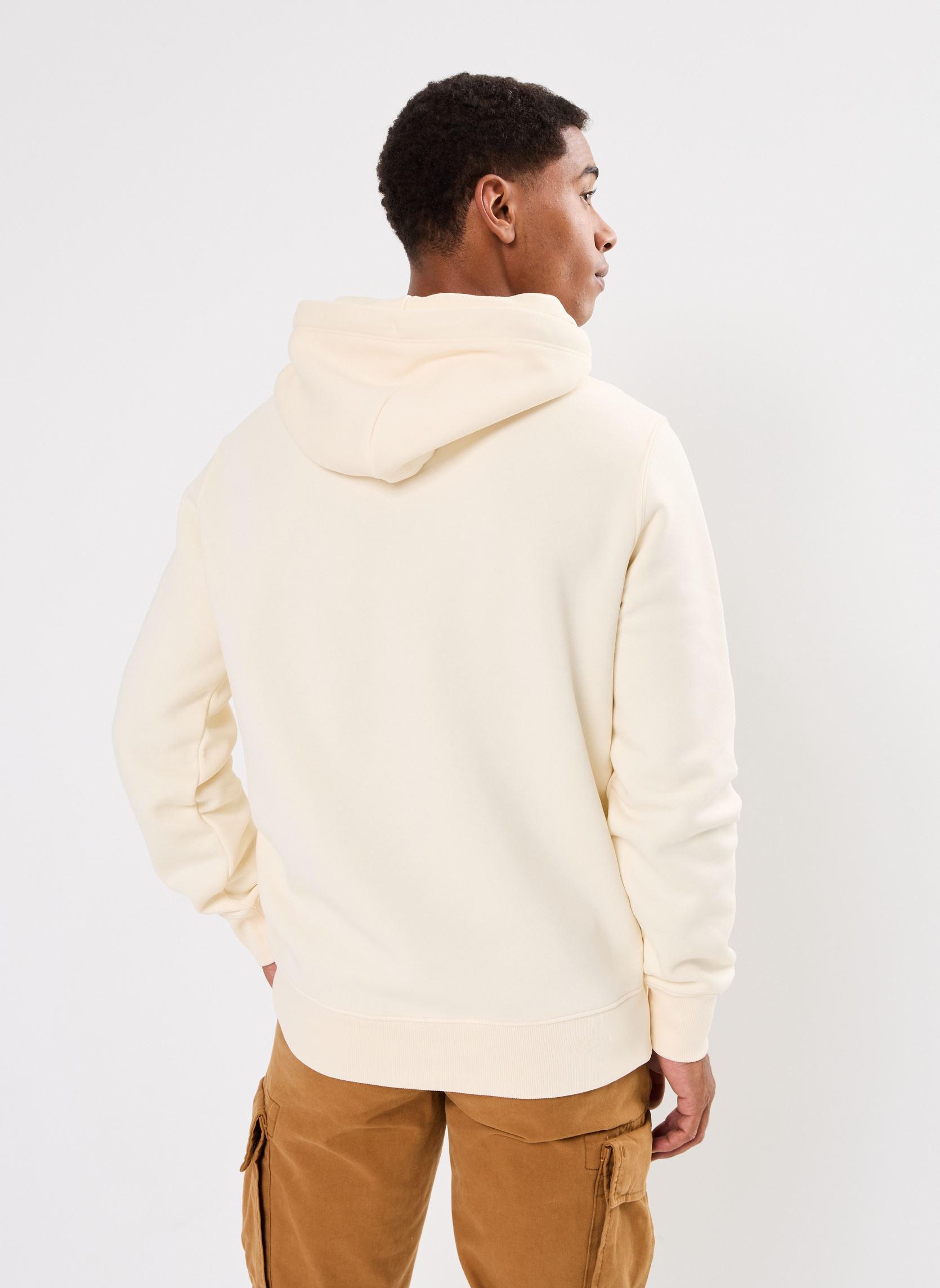 Sweats à capuche Front Graphic Sweat Hoodie homme blanc GANT Sweats à capuche Front Graphic Sweat Hoodie homme blanc CREME