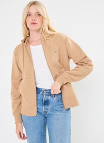 Sweaters met rits Shield Zip Hoodie dames wit