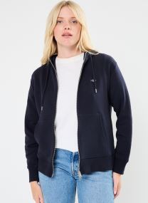 Sweaters met rits Shield Zip Hoodie dames wit