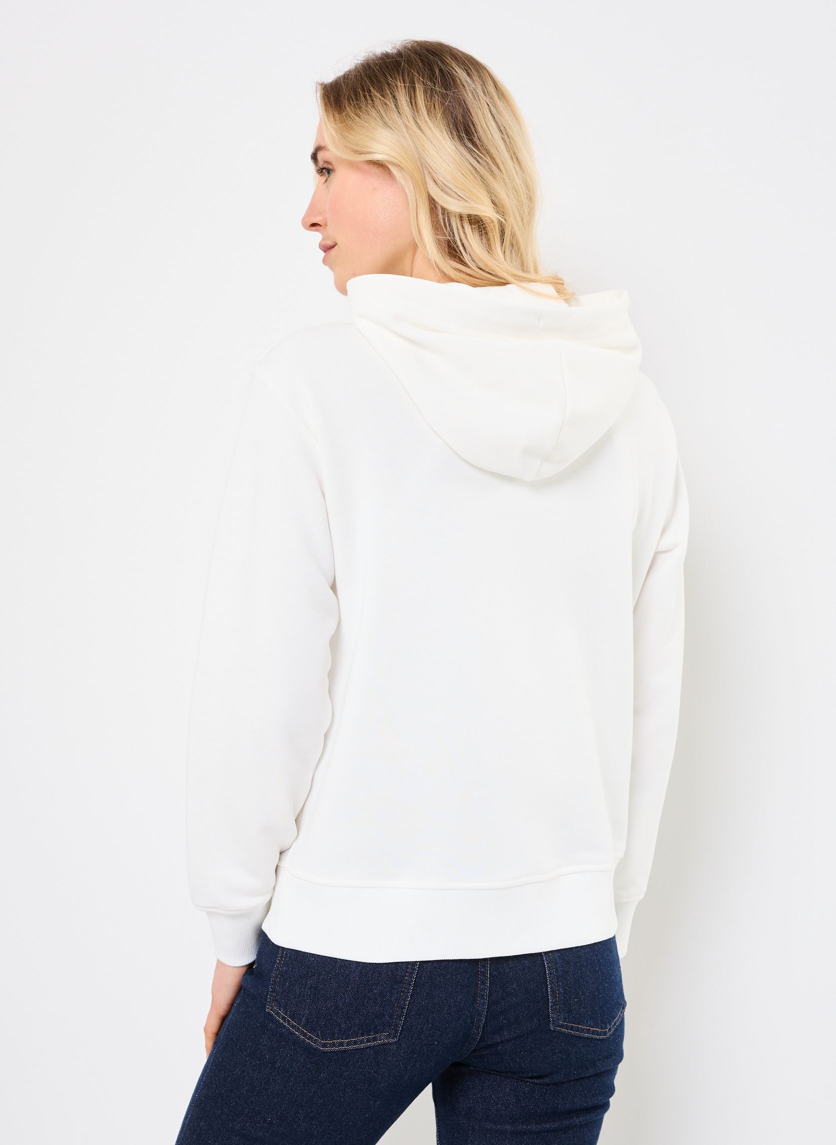 Sweaters met rits Shield Zip Hoodie dames wit GANT Sweaters met rits Shield Zip Hoodie dames wit COQUILLE OEUF