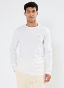 T-shirt a maniche lunghe Reg Shield Ls T-Shirt uomo blu