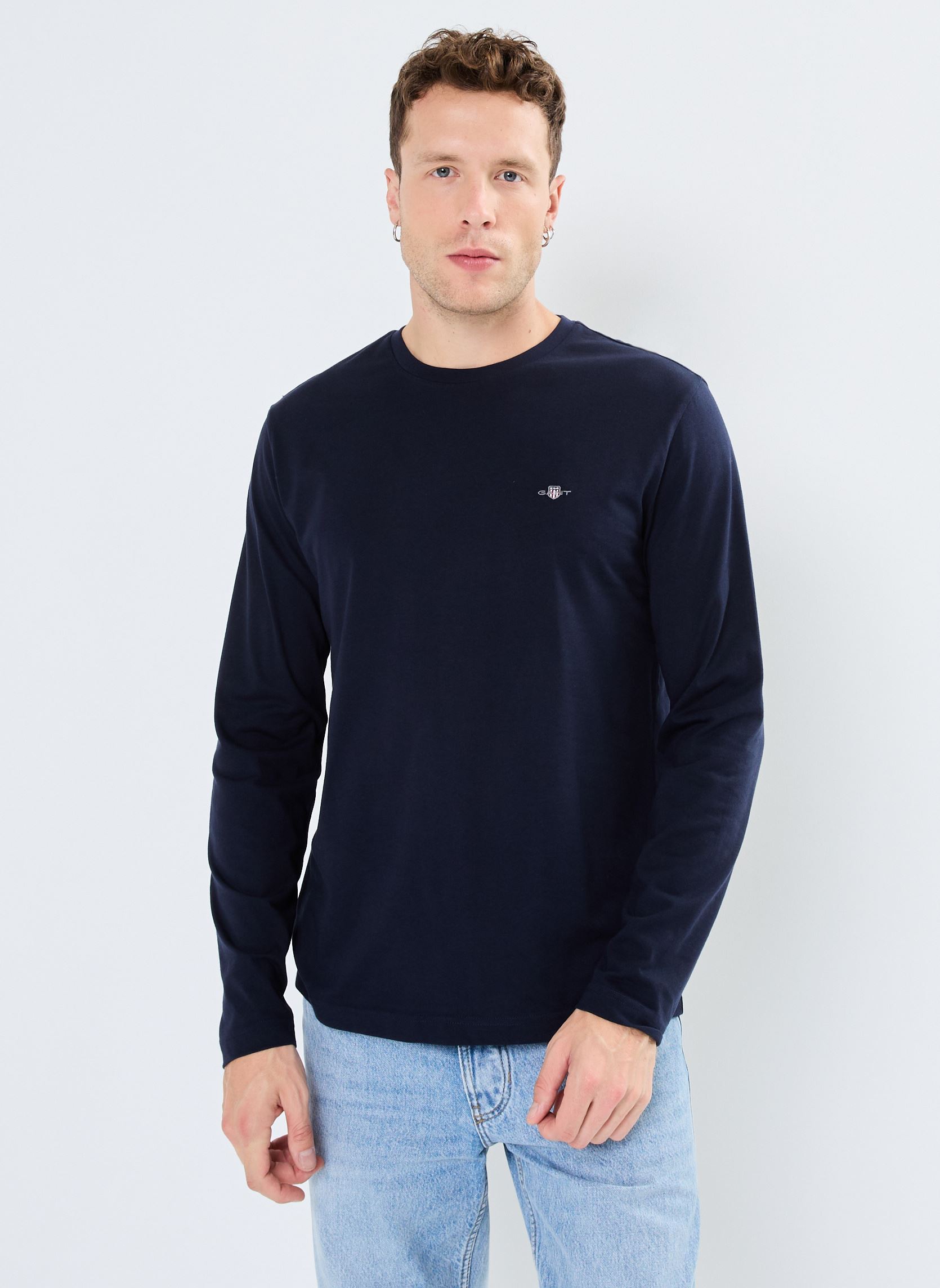 T shirt Gant Homme Longsleeve Paquet de 1 REGULAR SHIELD LONG SLEEVE EU - vue 7