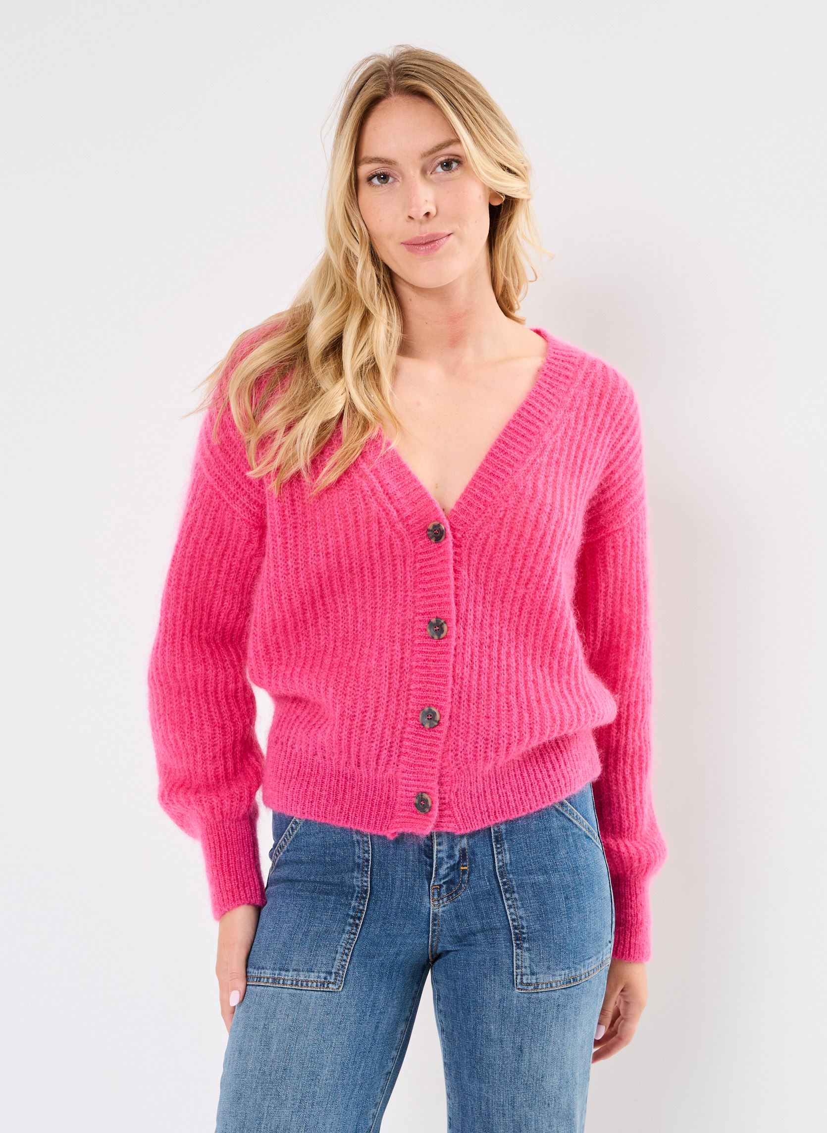 Vesten Manou MMP14 PL3 dames roze Leon & Harper Vesten Manou MMP14 PL3 dames roze PINK