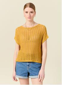 Tee-shirts NEWTOPULF femme jaune
