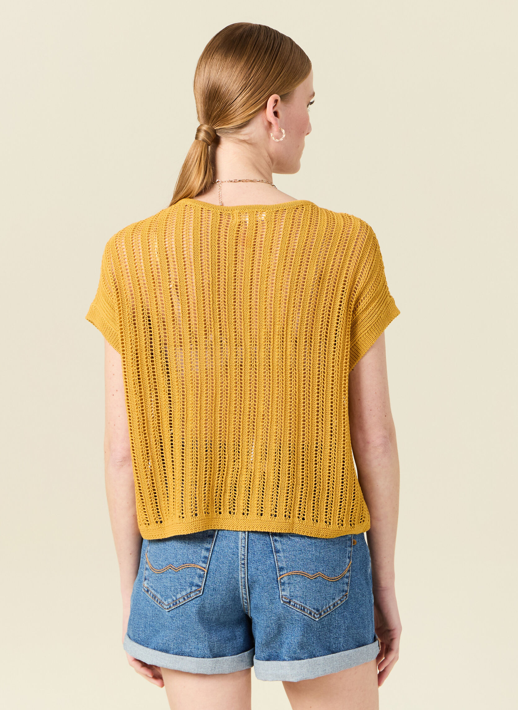 Tee-shirts NEWTOPULF femme jaune Bonobo Tee-shirts NEWTOPULF femme jaune Jaune