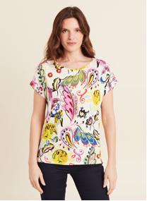 Tee-shirts TIROMANVI femme multicolore Bréal Tee-shirts TIROMANVI femme multicolore Multicouleur