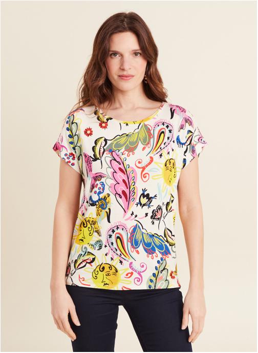 Bréal Tee-shirts TIROMANVI femme multicolore