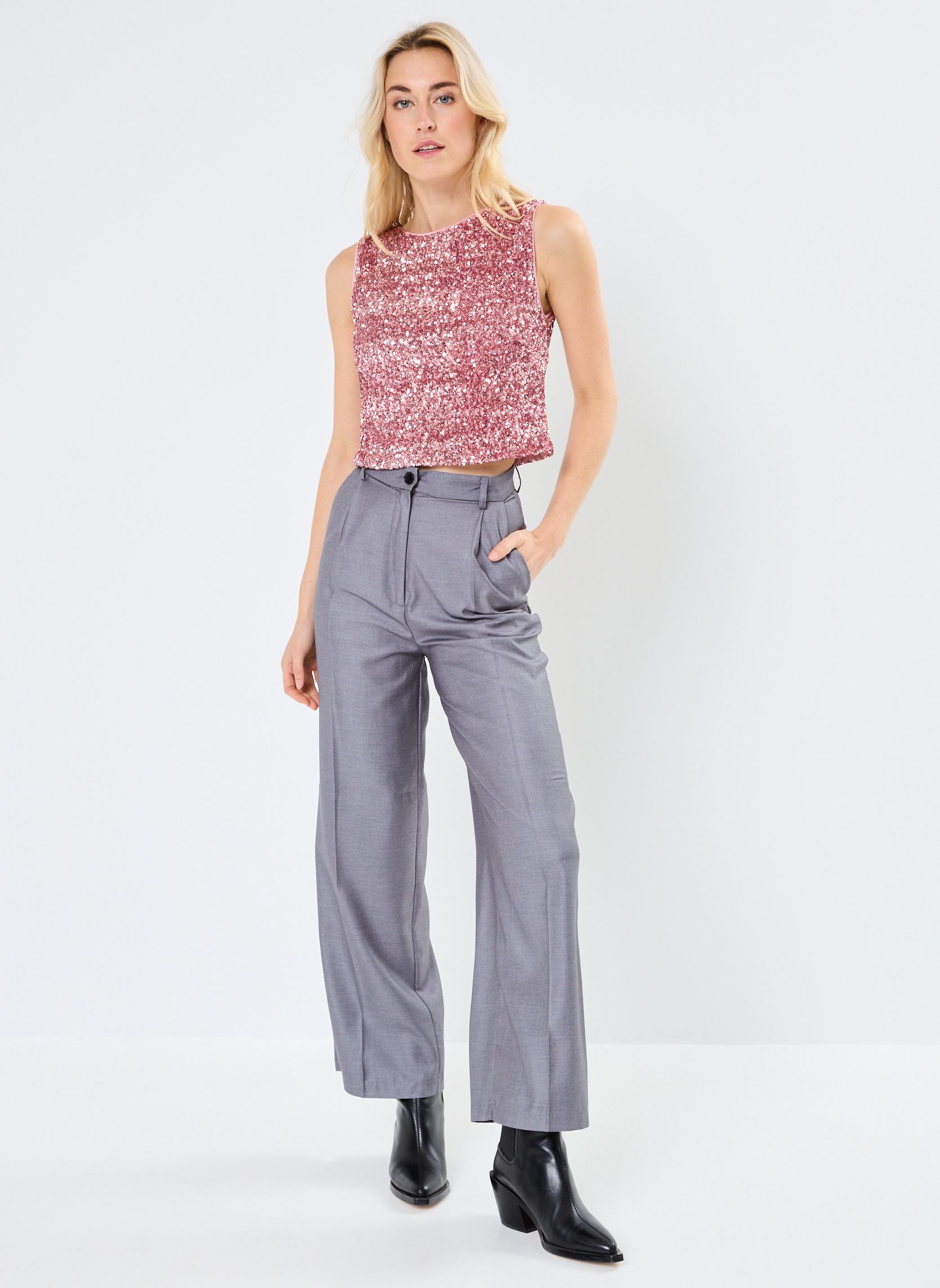 Tops Orly dames roze Grace & Mila Tops Orly dames roze Rose