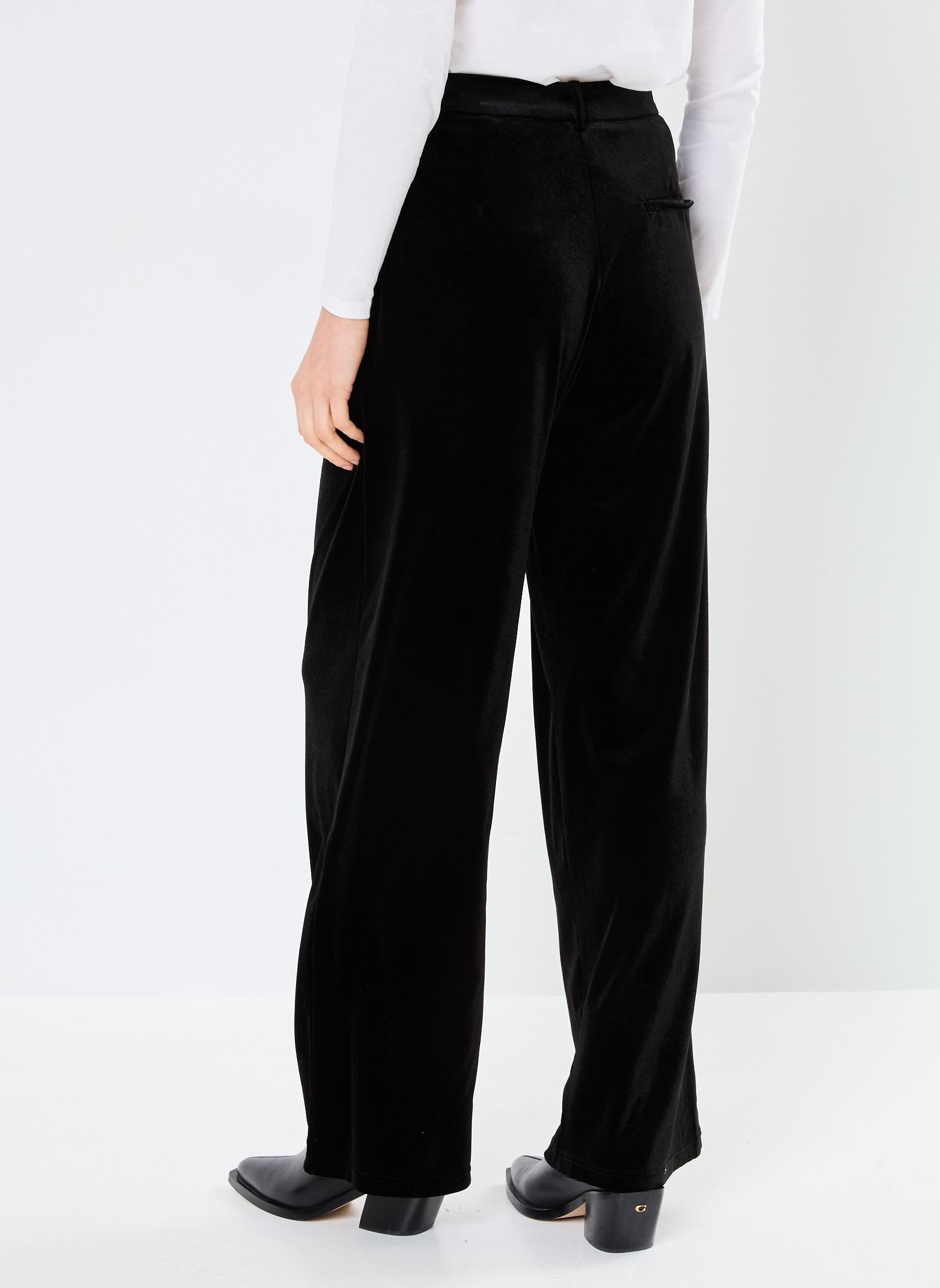 Pantalons larges Olive femme noir Grace & Mila Pantalons larges Olive femme noir Noir
