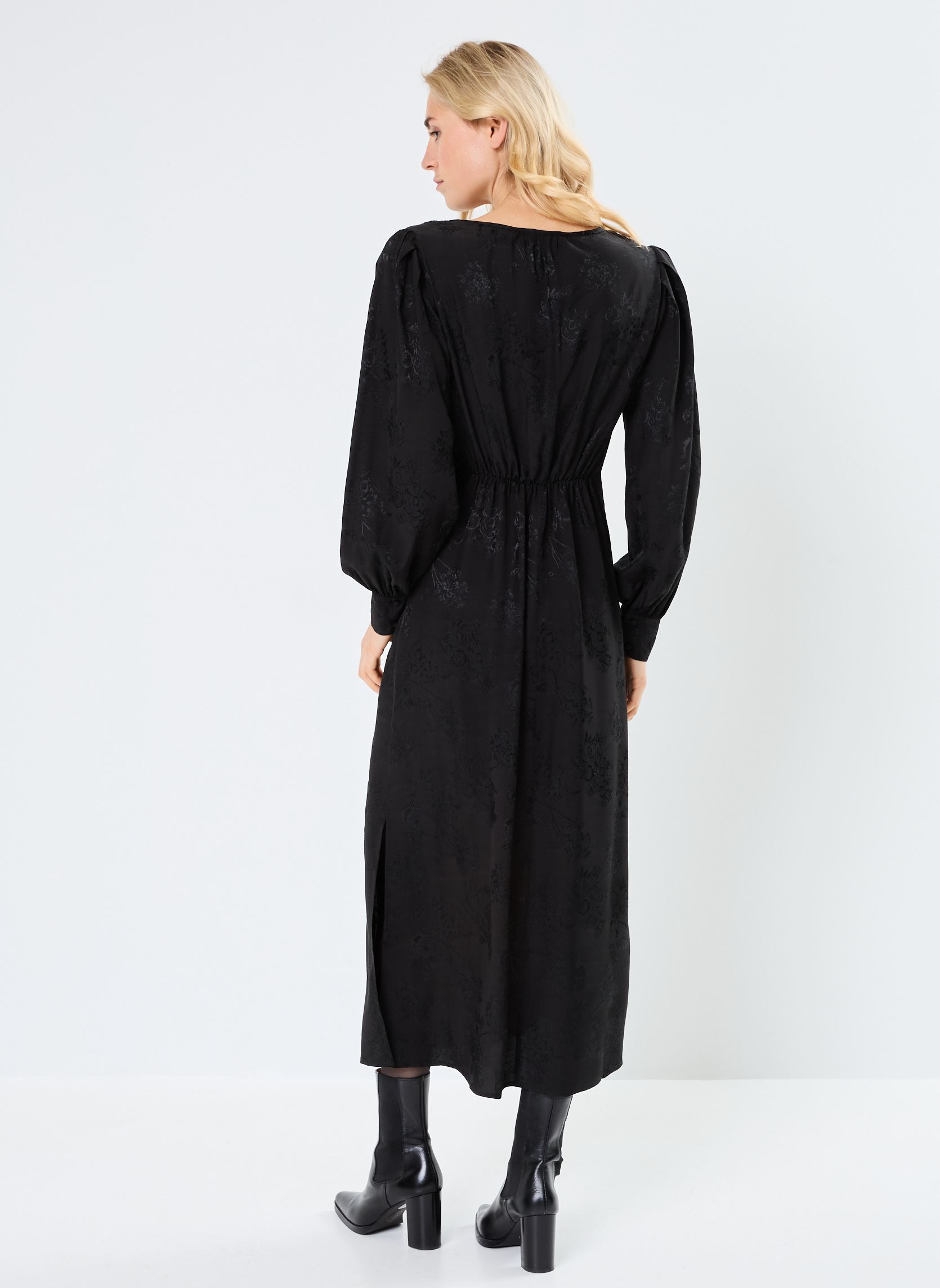 Lange jurken Olsen dames zwart Grace & Mila Lange jurken Olsen dames zwart Noir