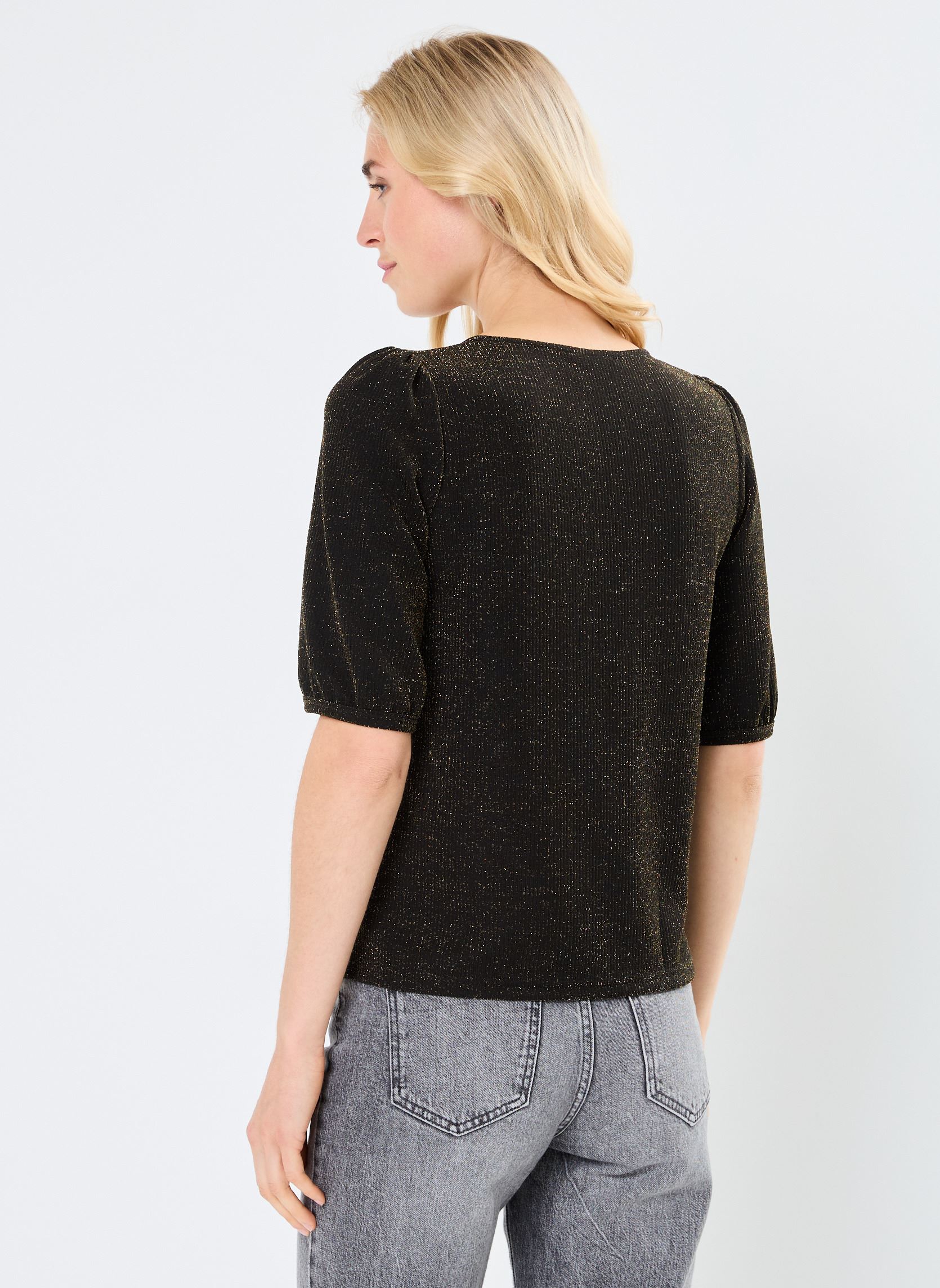 Tee-shirts manches longues Oreo femme or et bronze Grace & Mila Tee-shirts manches longues Oreo femme or et bronze Or
