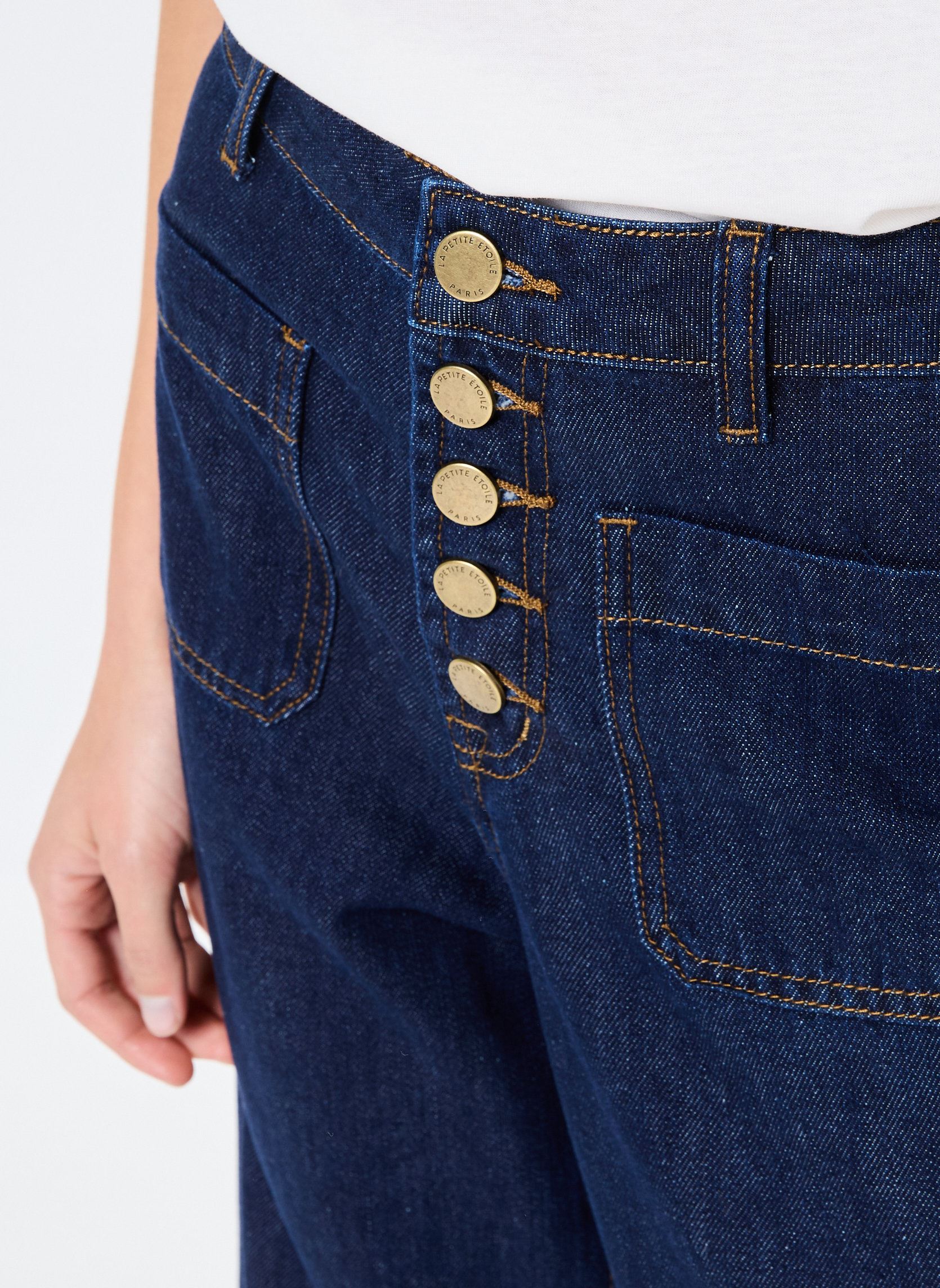 Wijde jeans / Flared Jeans Atlanta Br dames blauw La Petite Etoile Wijde jeans / Flared Jeans Atlanta Br dames blauw BRUT
